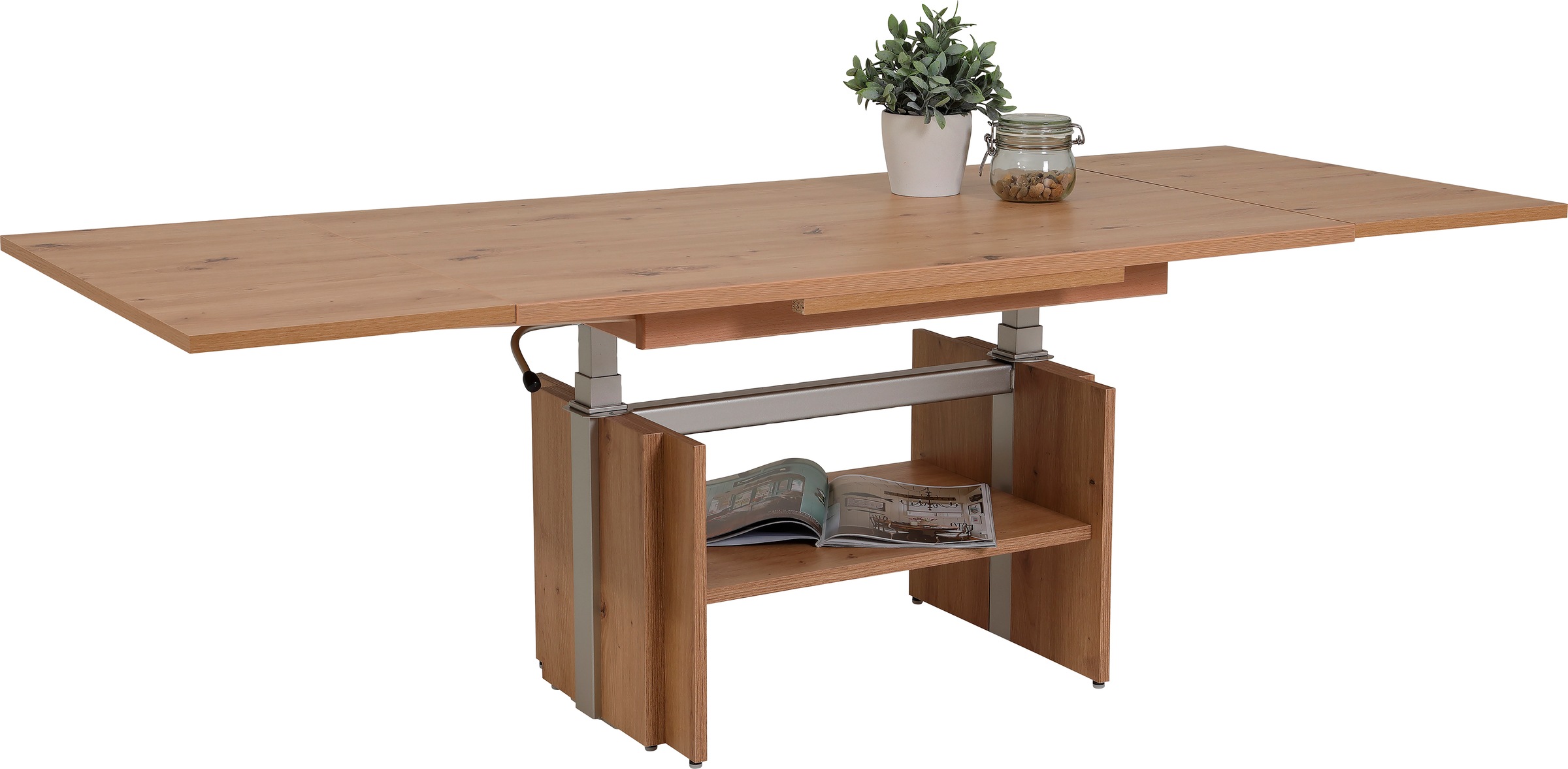 HELA Couchtisch "Funktionscouchtisch Henner" höhenverstellbar und ausziehba günstig online kaufen