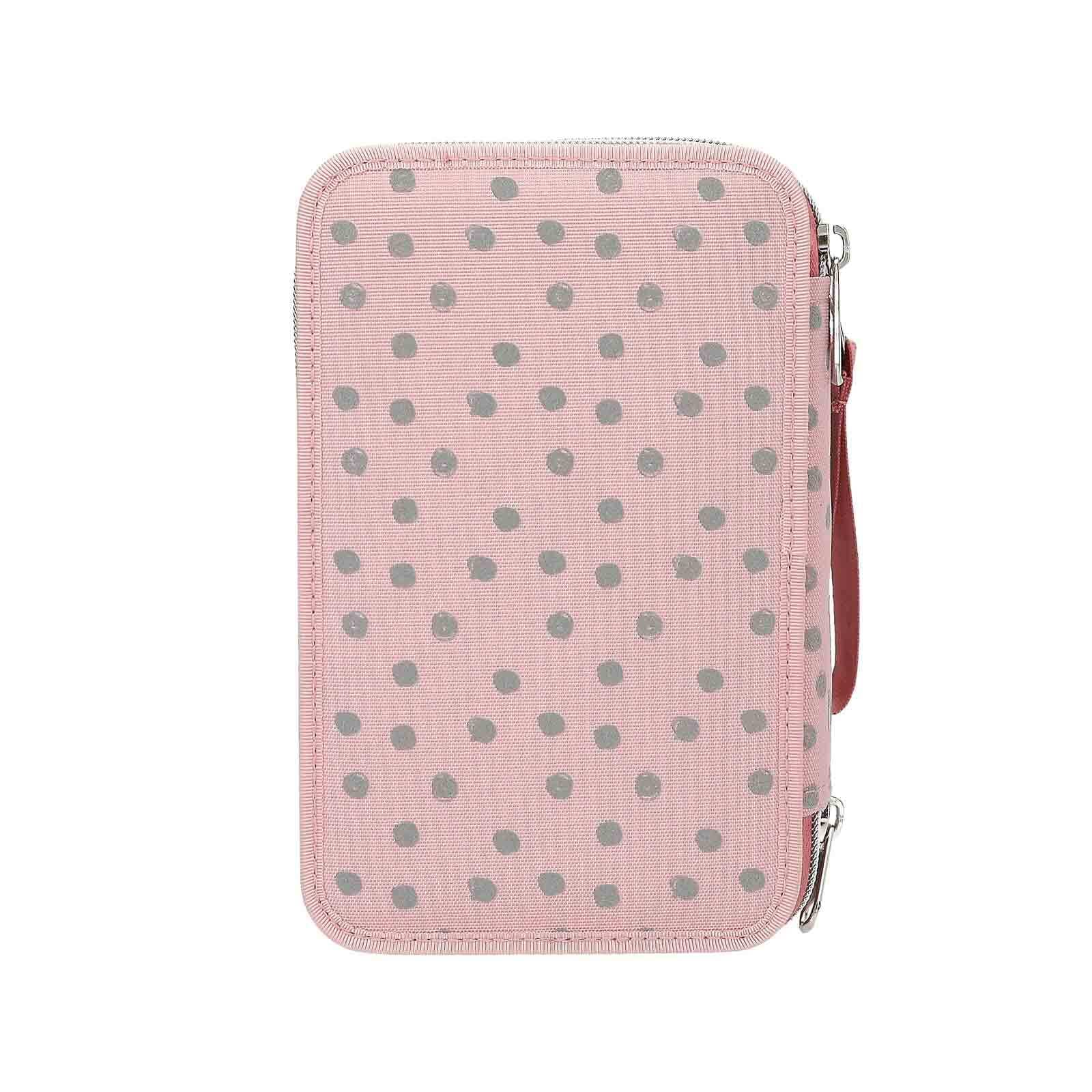 Depesche Buntstift »3-Fach Federtasche DOTS TOPModel 7,5 x 13 x 20 cm rosa«