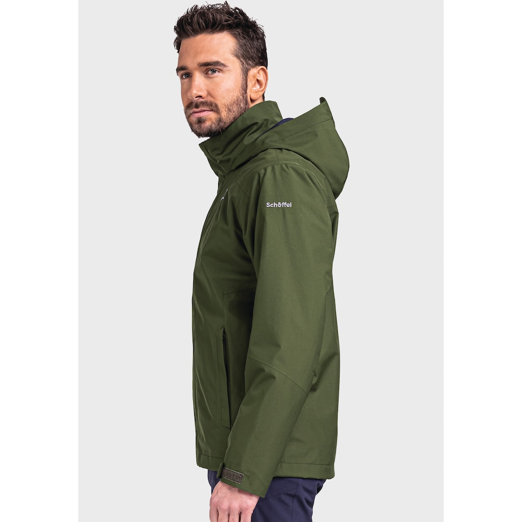 Schöffel Doppeljacke »3in1 Jacket Partinello M«, mit Kapuze