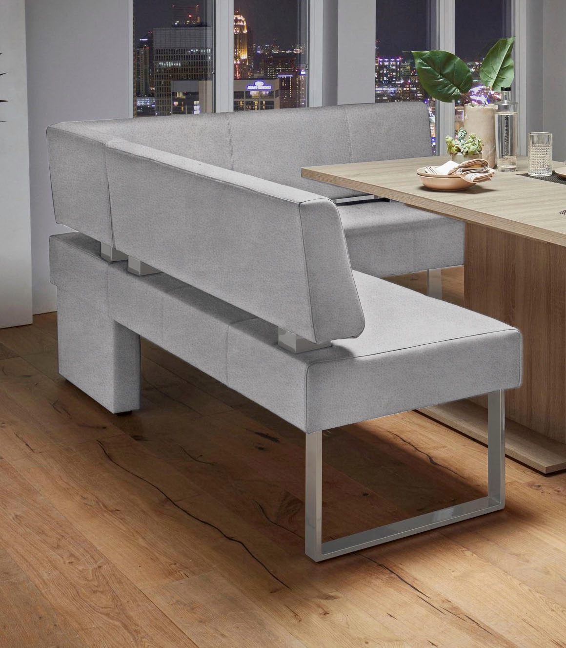 OTTO Home Rab Corner Bench Light Gray 200x160cm 3