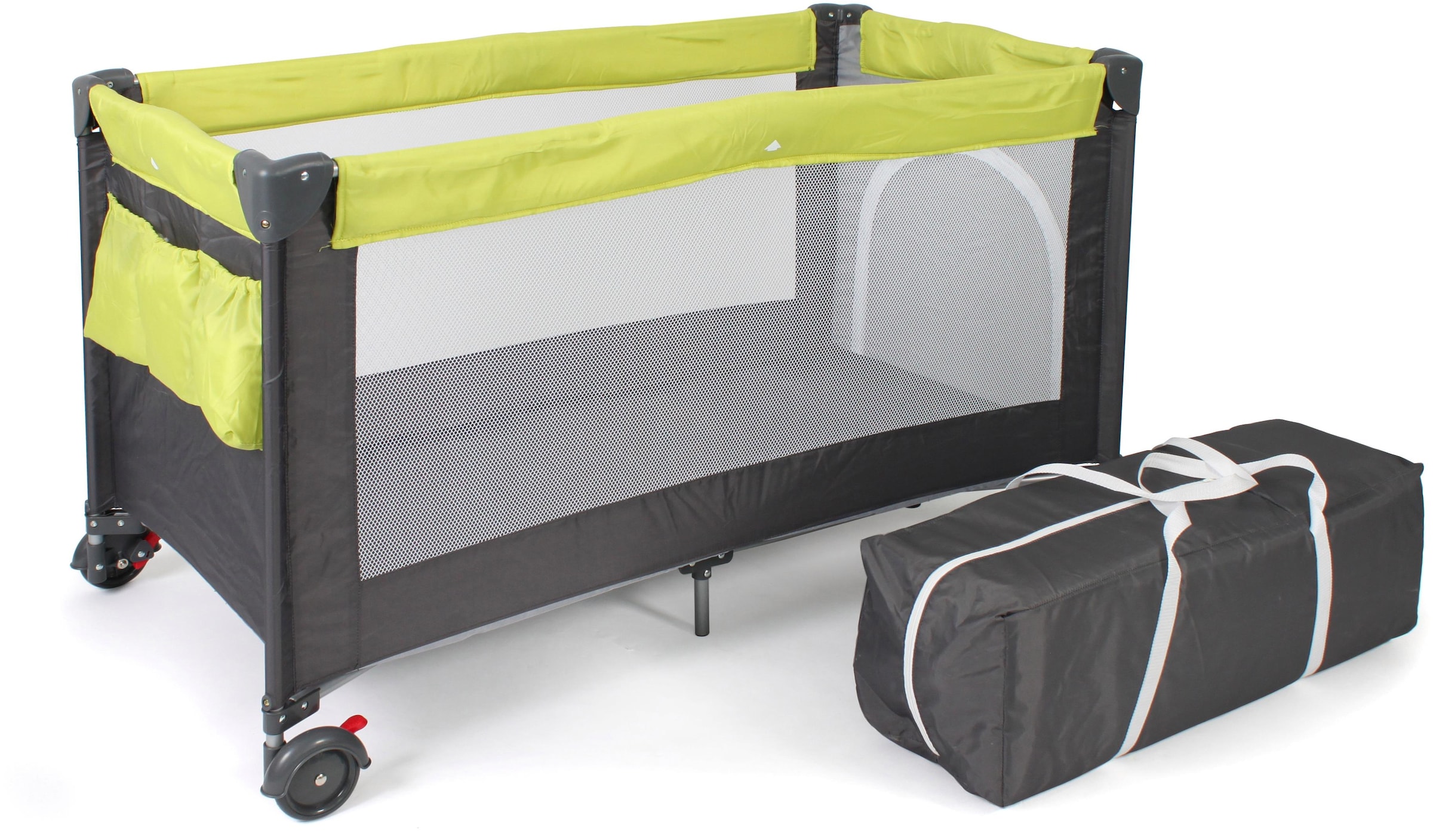 Baby-Reisebett »Luxus, Lemongreen«