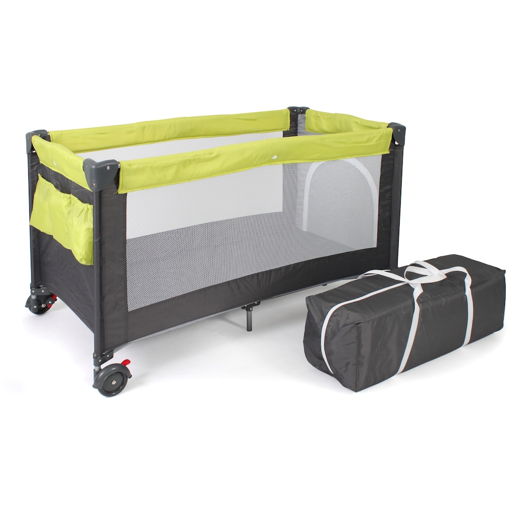 CHIC4BABY Baby-Reisebett »Luxus, Lemongreen«