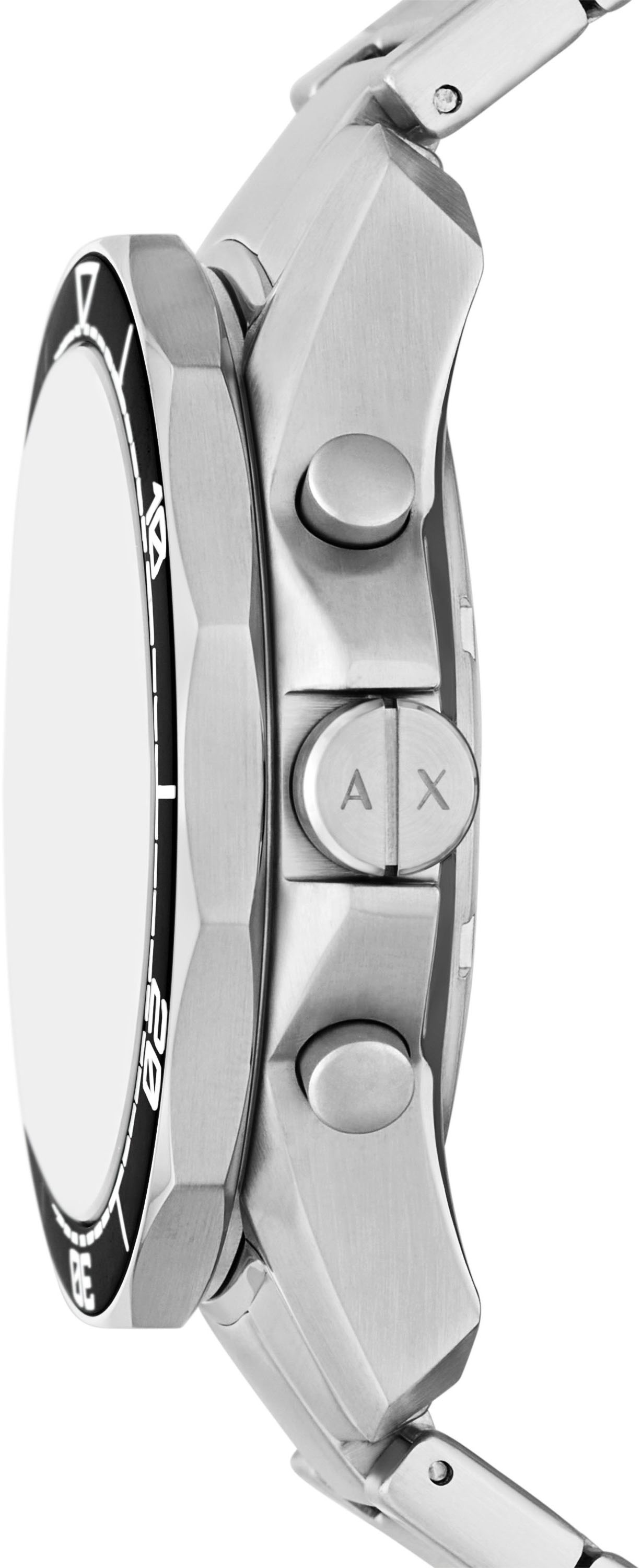 ARMANI EXCHANGE Chronograph, Quarzuhr, Armbanduhr, Herrenuhr, Edelstahlarmband, analog, Tag