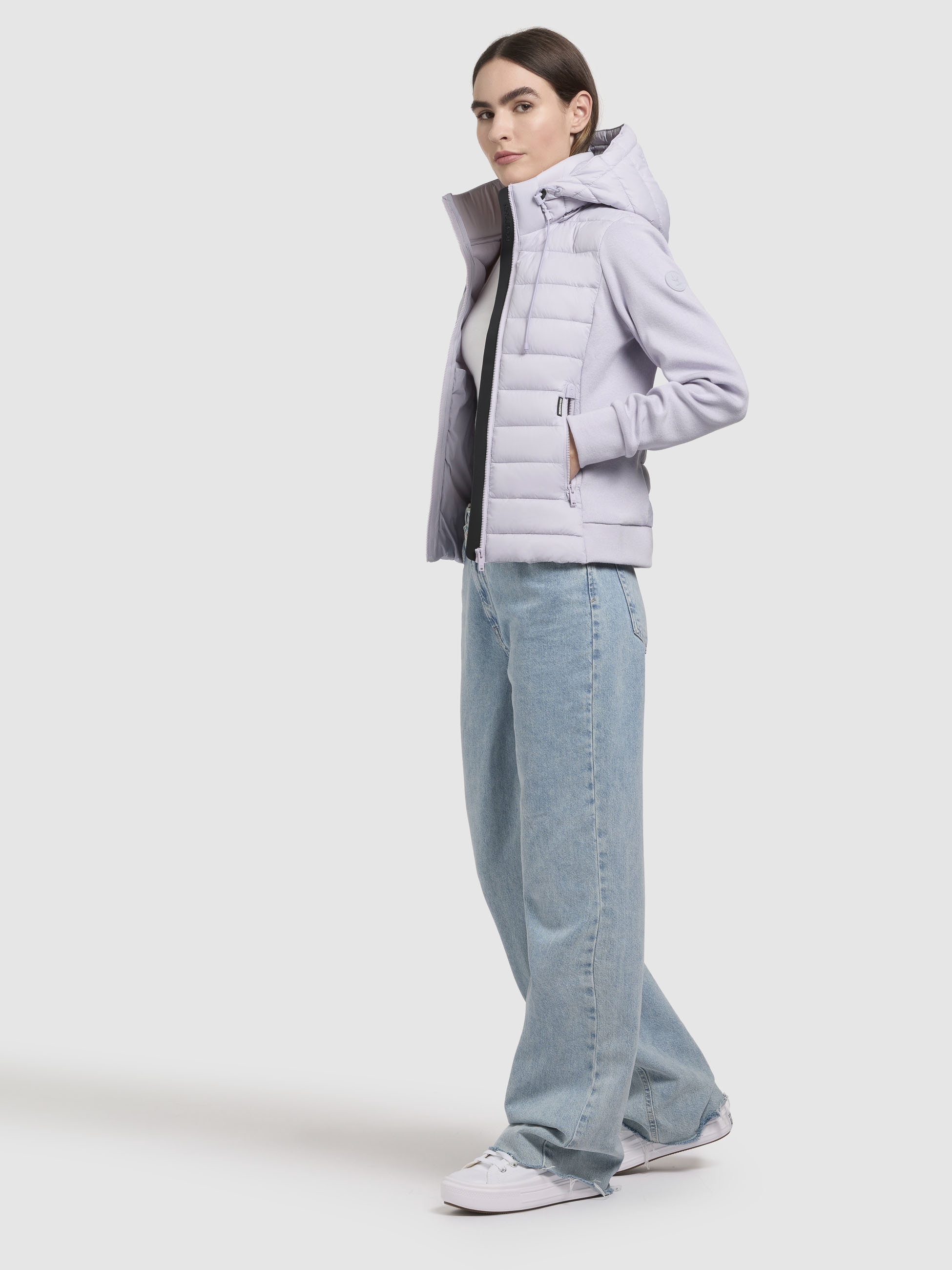 khujo Steppjacke »ATHI«, mit Kapuze