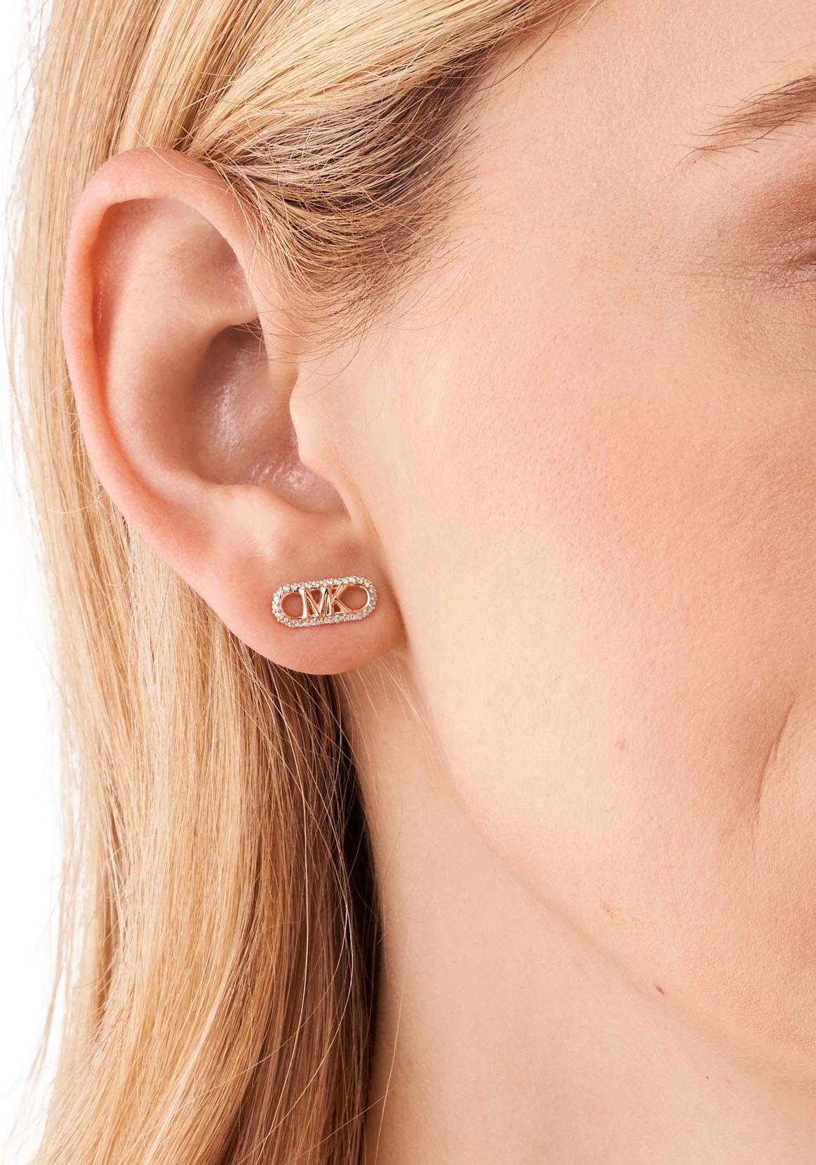 MICHAEL KORS Paar Ohrstecker »PREMIUM, EMPIRE, OVAL, MKC1657CZ«, mit Zirkonia (synth.)