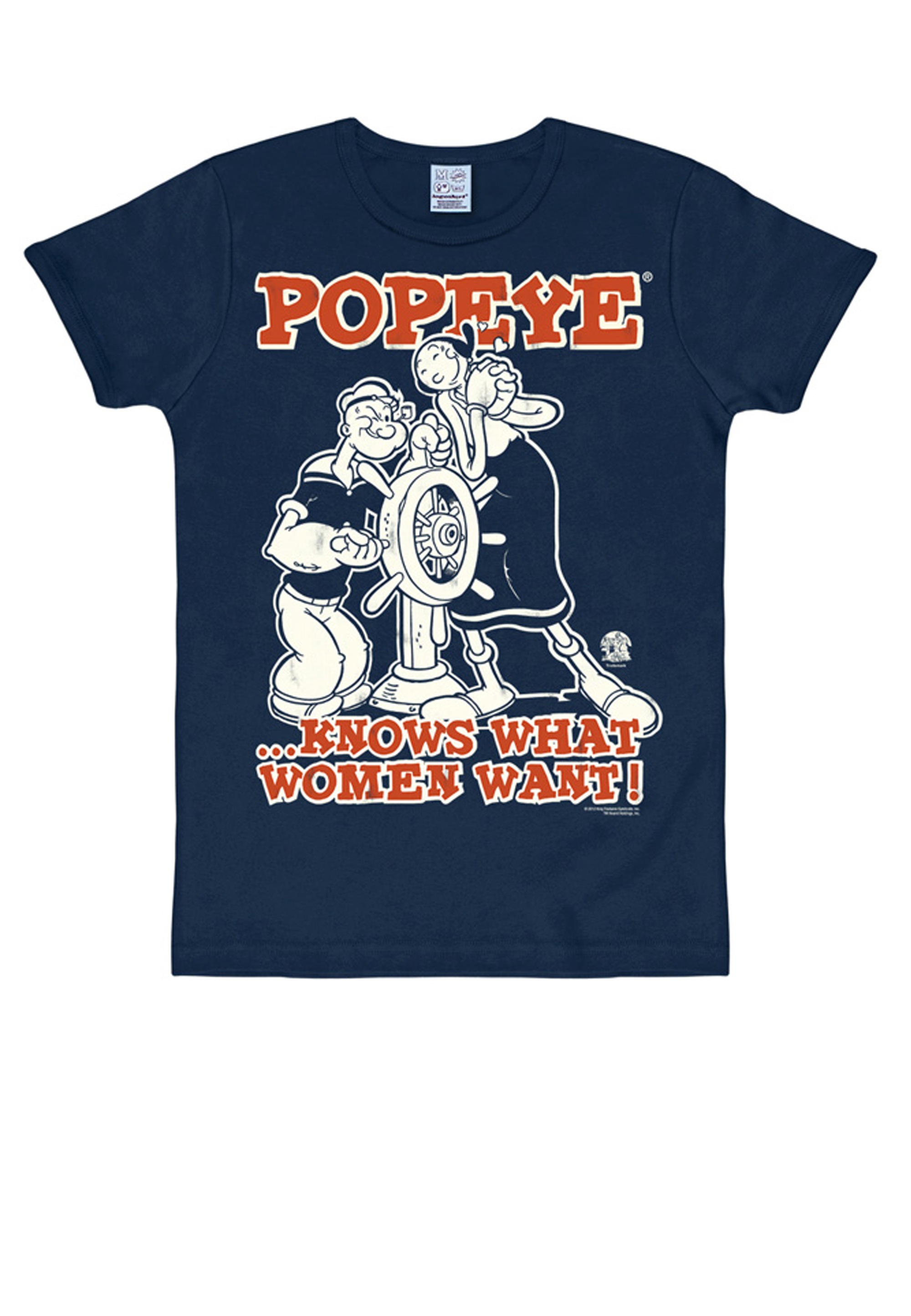 T-Shirt mit witzigem Print Popeye