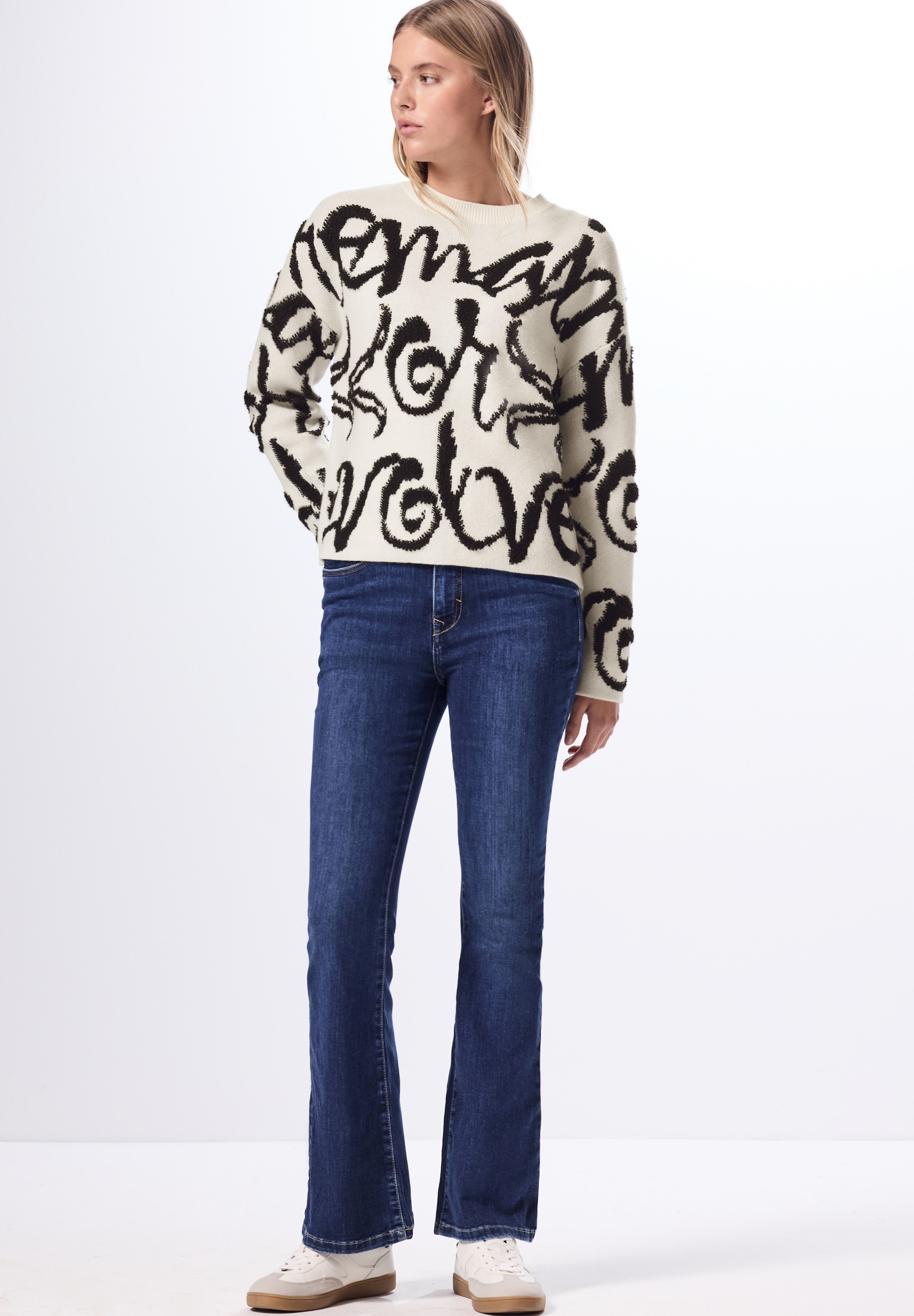 Thumbnail - STREET ONE STUDIO Strickpullover, mit Rundhalsausschnitt