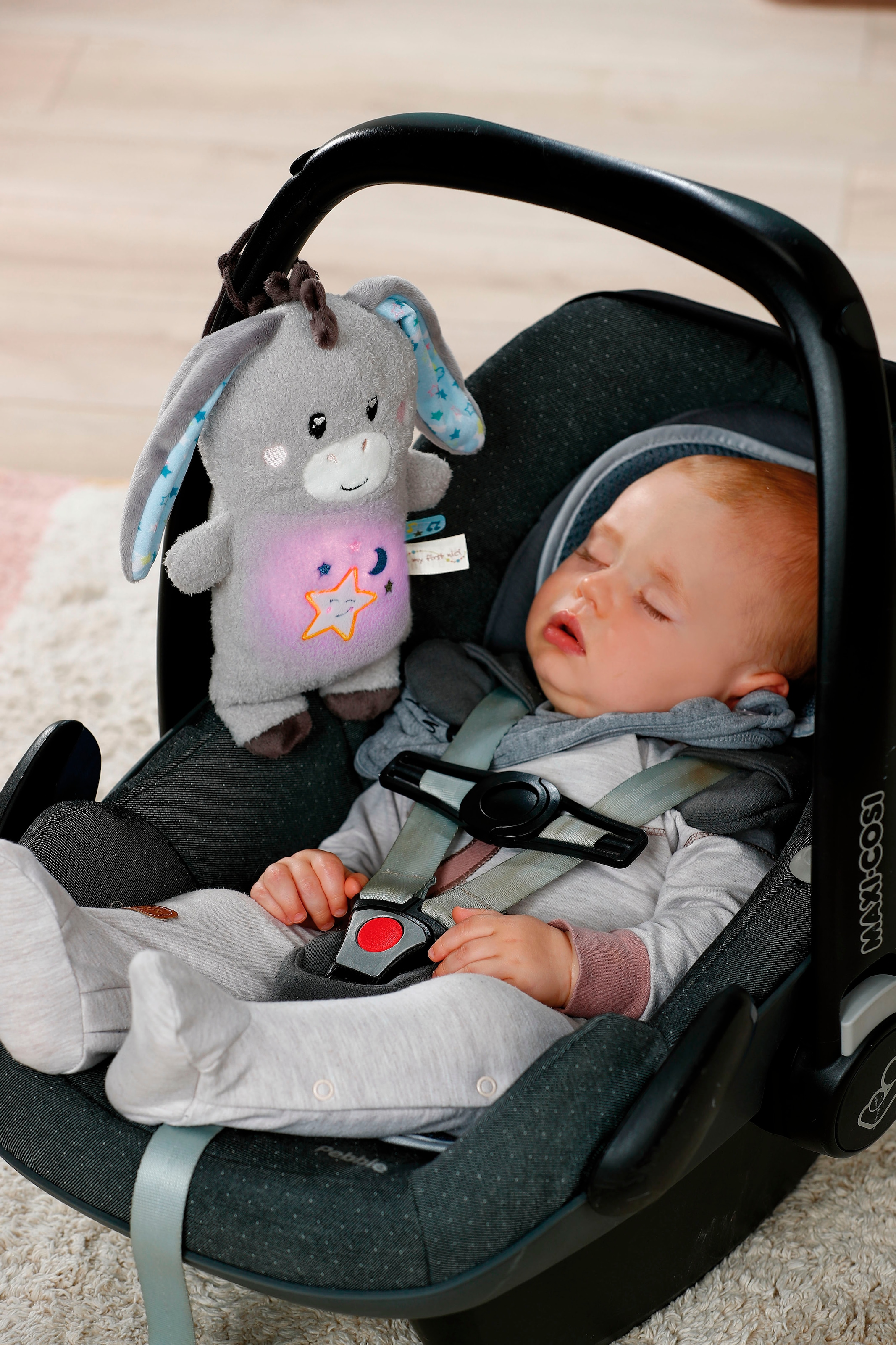 Nici Kuscheltier »My First NICI, Esel Littledoo 25 cm«, Baby Einschlafhilfe; mit Licht und Sound
