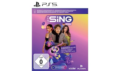 Spielesoftware »Let's Sing 2024 German Version«, PlayStation 5
