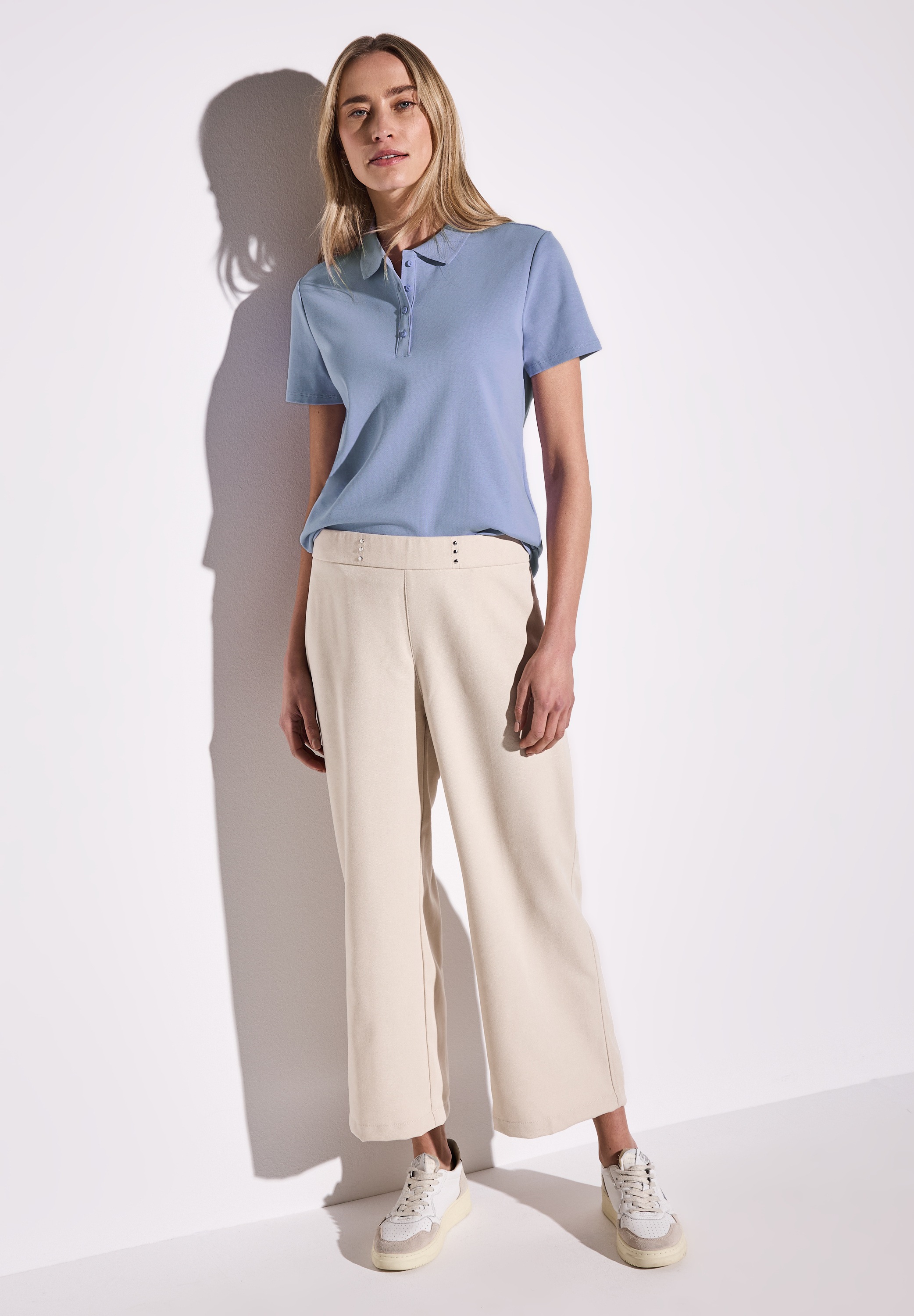Thumbnail - STREET ONE Poloshirt, aus Baumwolle mit Stretchante