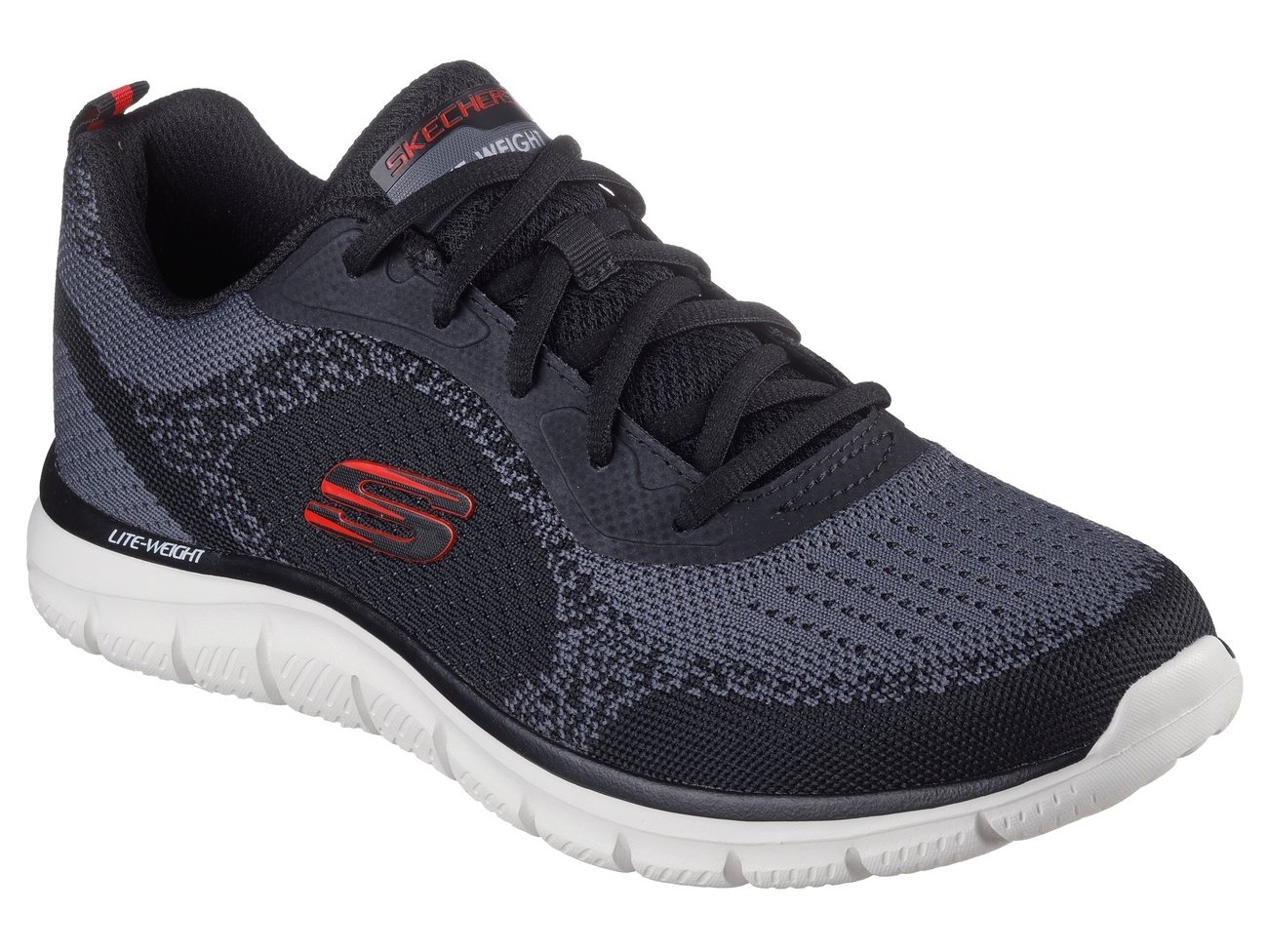 Skechers Sneaker »TRACK-GLENDOR«, Trainingsschuh, Schnürschuh, Freizeitschuh mit Memory Foam