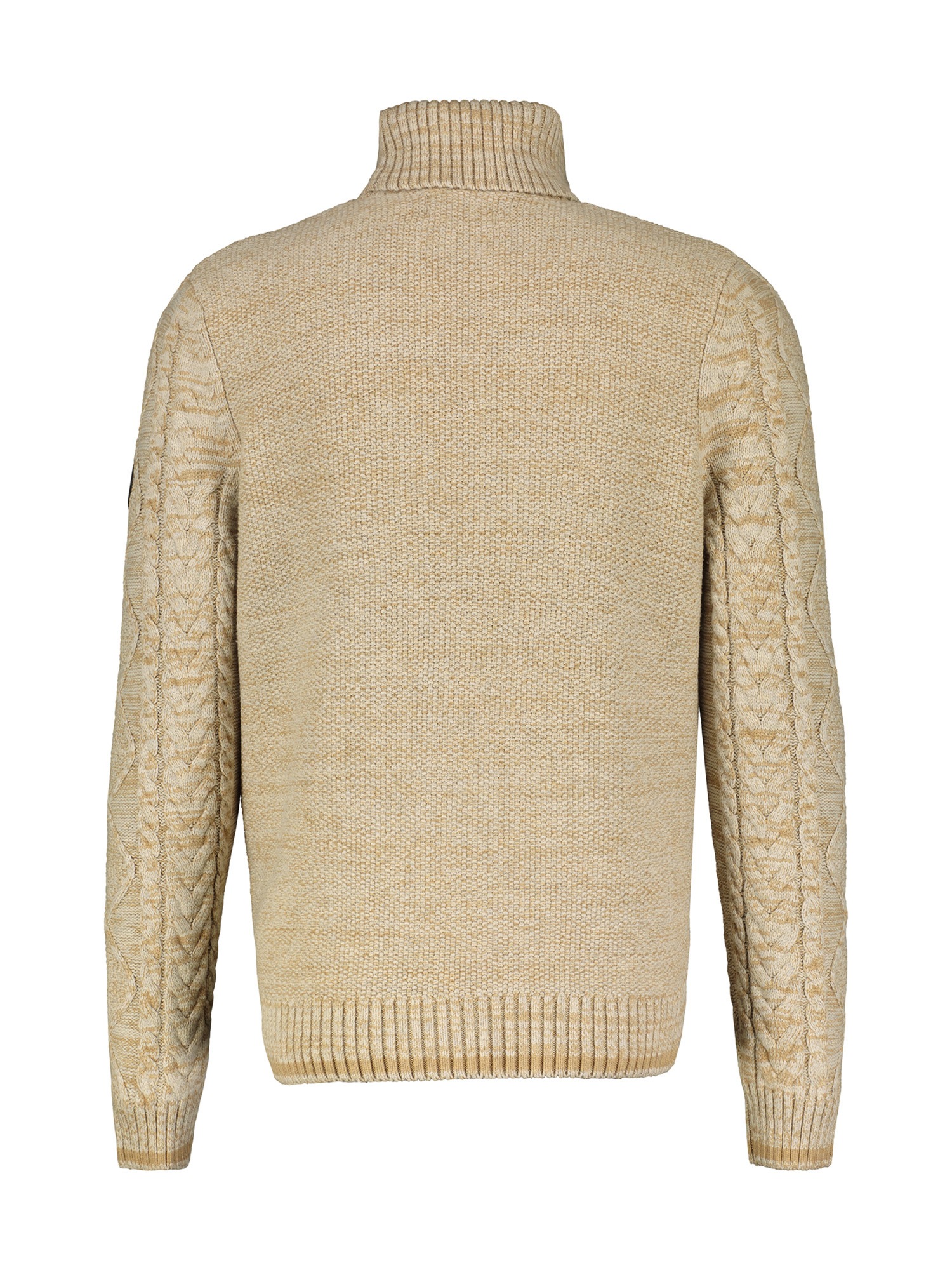 LERROS Strickpullover "LERROS Jacquard-Rollkragenpullover" günstig online kaufen