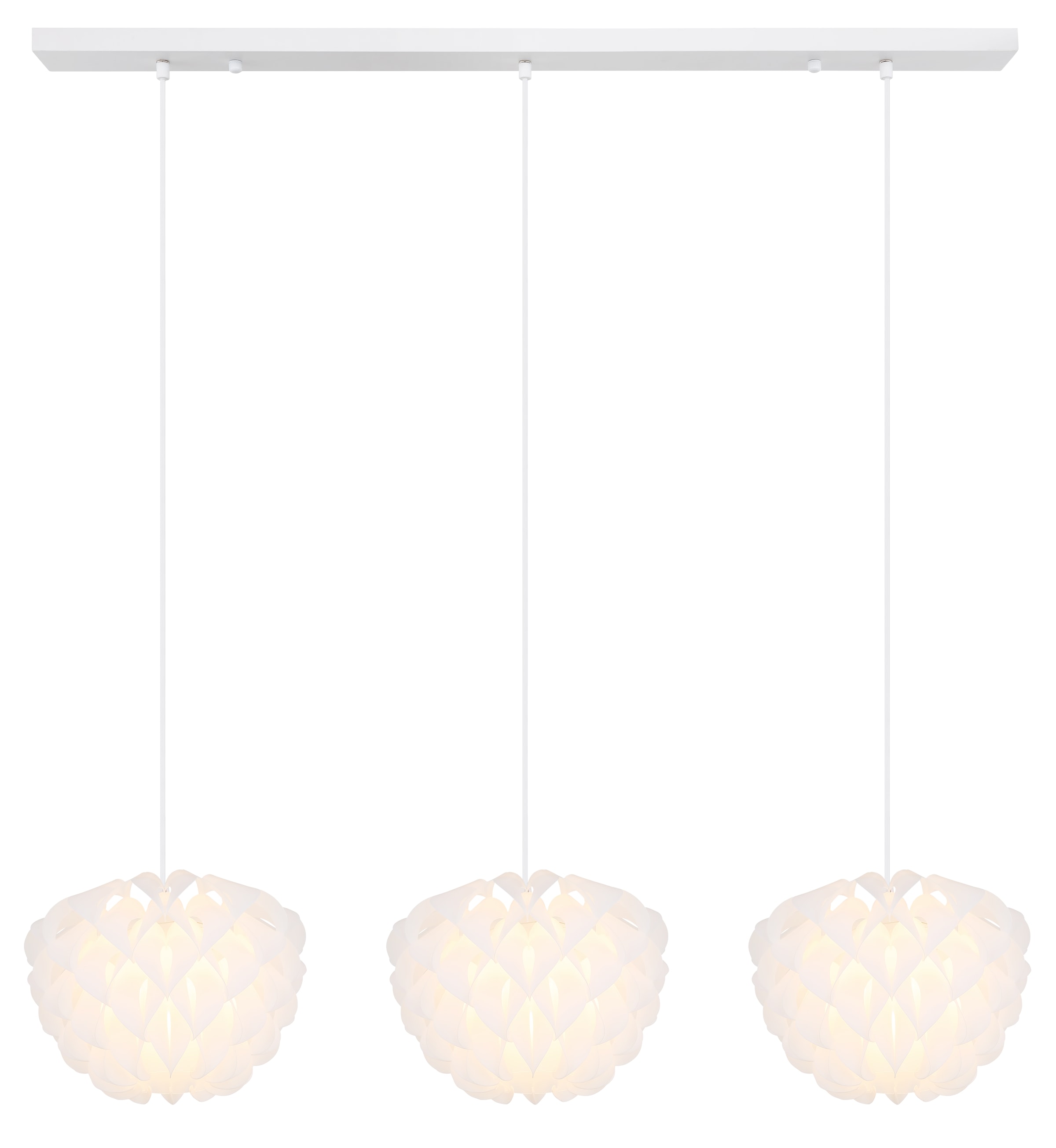 GLOBO LIGHTING Hängeleuchte »IRENE«, Leuchtmittel E14 | ohne Leuchtmittel, Hängelampe/Pendelleuchte/Esszimmer/Wohnzimmer/Esstisch