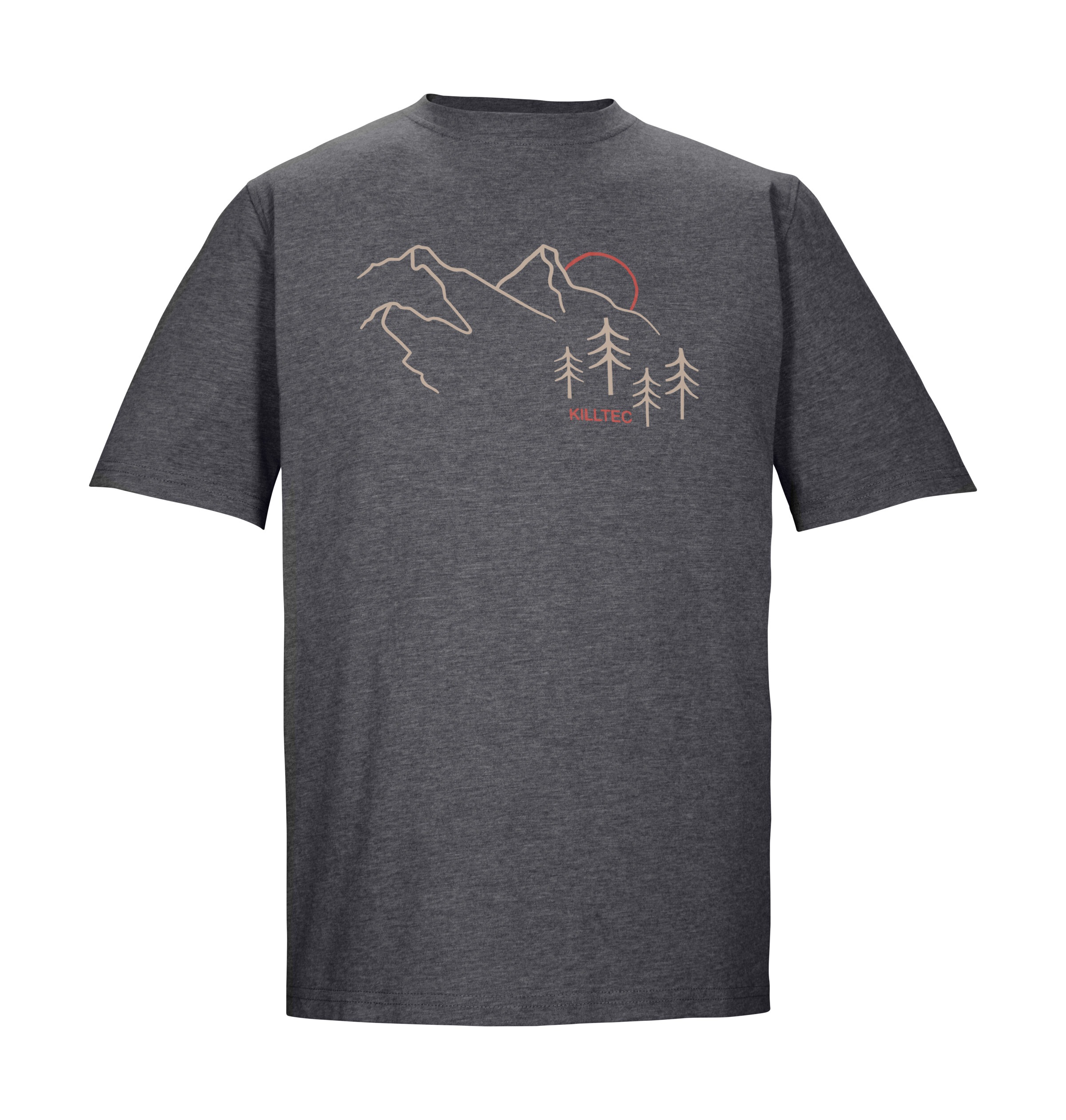 Killtec T-Shirt "KOS 78 MN TSHRT" Herren T-Shirt von killtec, Melange-Optik günstig online kaufen