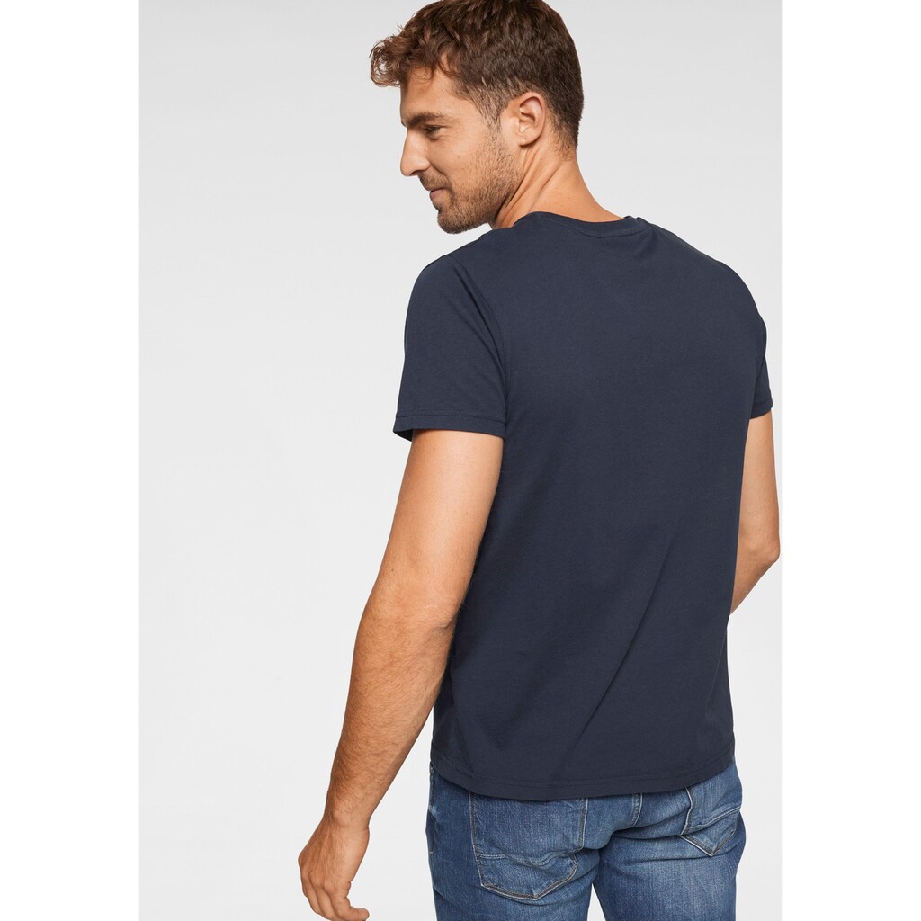 Gant T-Shirt »ARCHIVE STRIPE«, Colourblocking mit GANT- Schriftzug