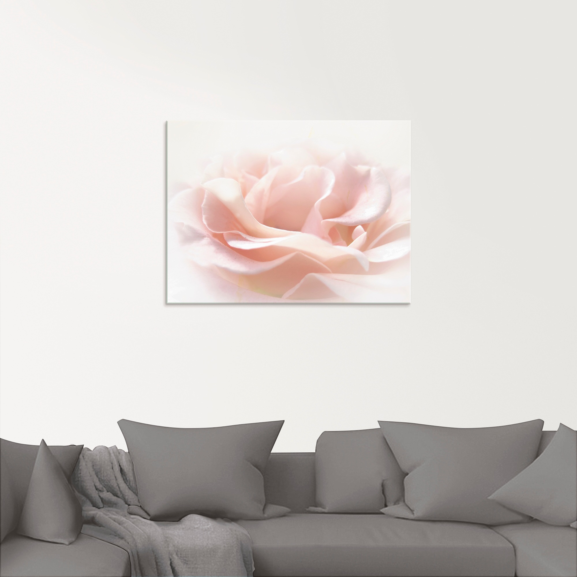 Artland Glasbild "Rose I" 1 Stk. tlg. in verschiedenen Größen günstig online kaufen