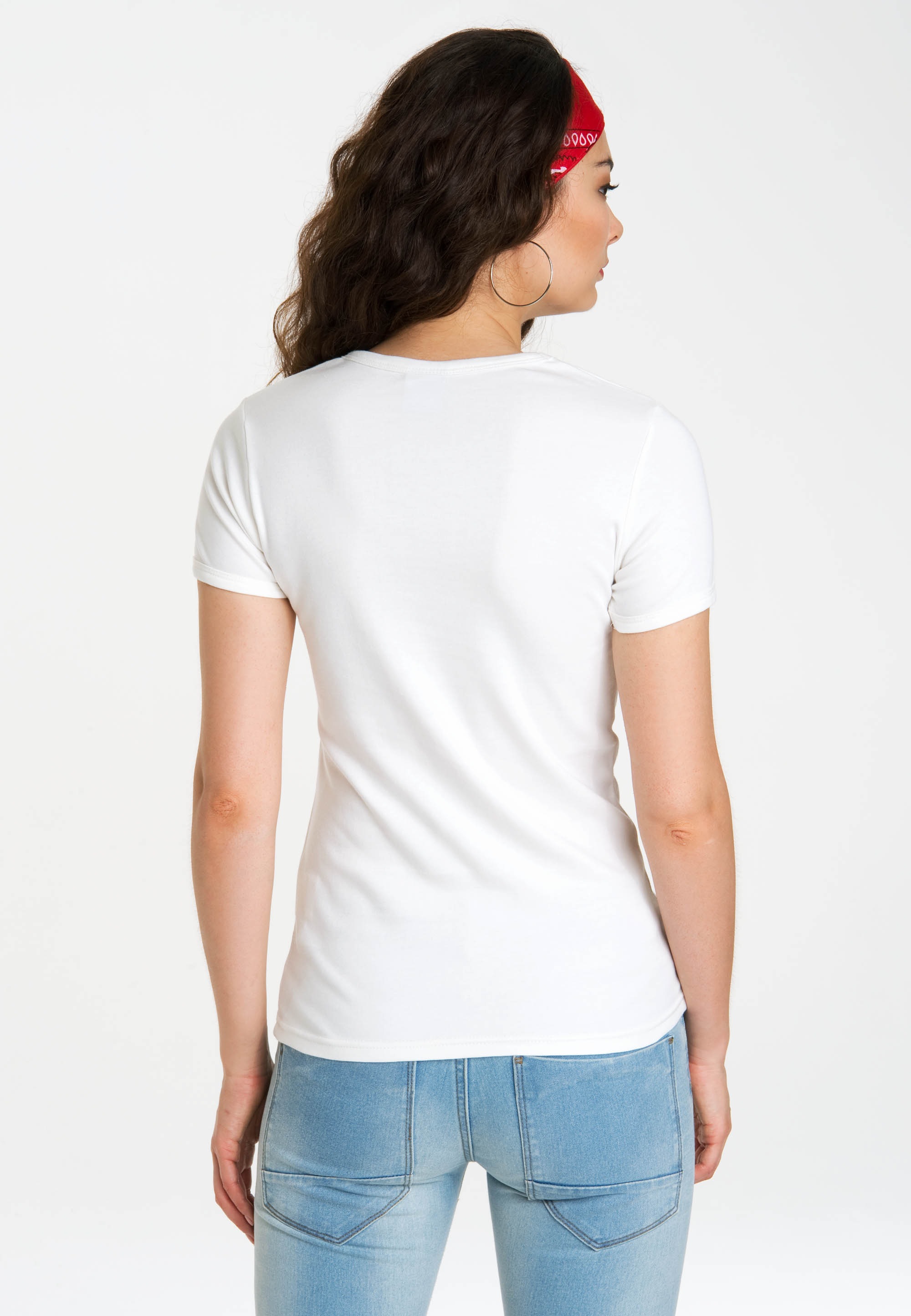 LOGOSHIRT T-Shirt »Pippi Langstrumpf«, mit lizenziertem Originaldesign