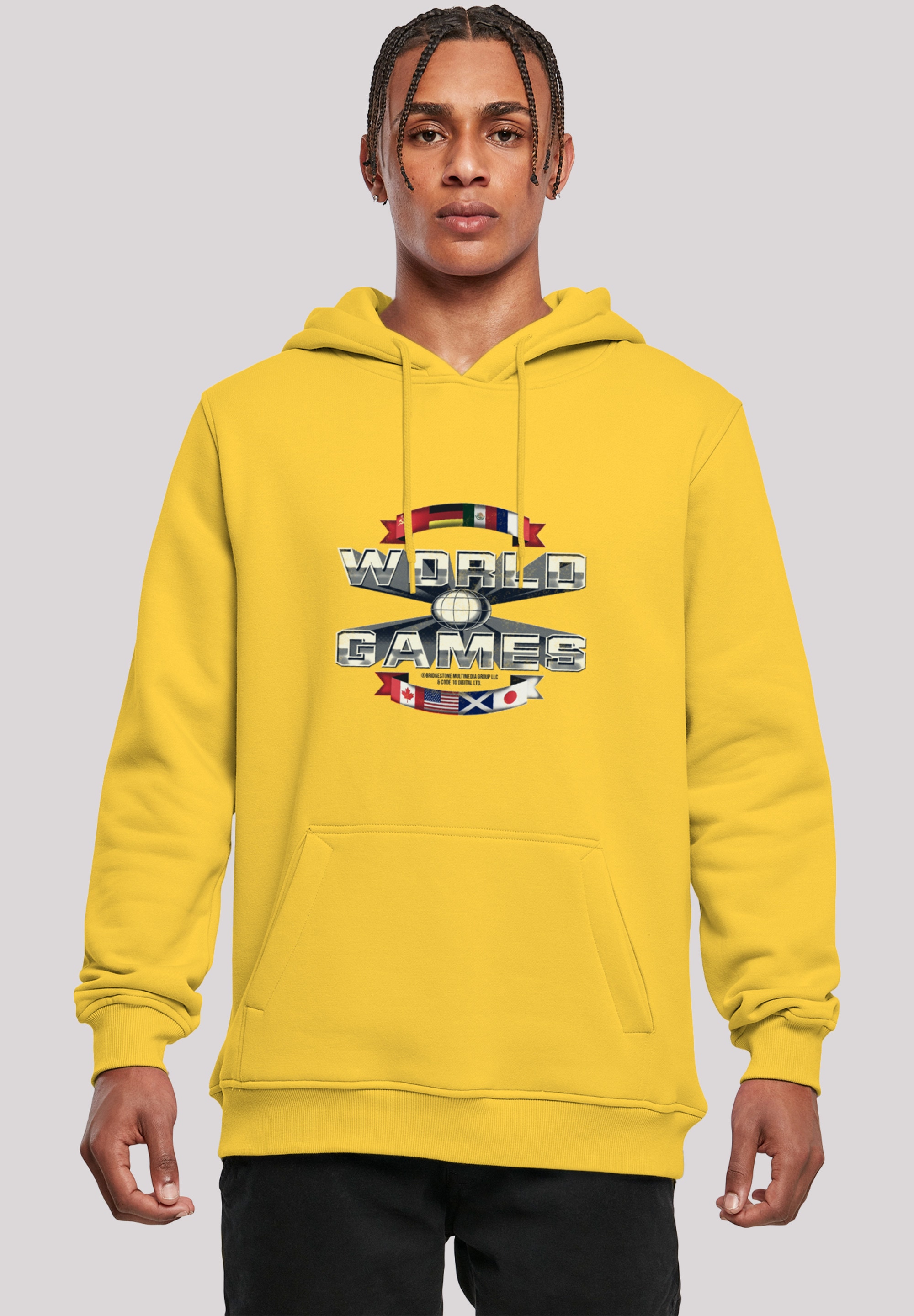 Kapuzenpullover »World Games C64 Retro Sport Computerspiel Gaming«, Print