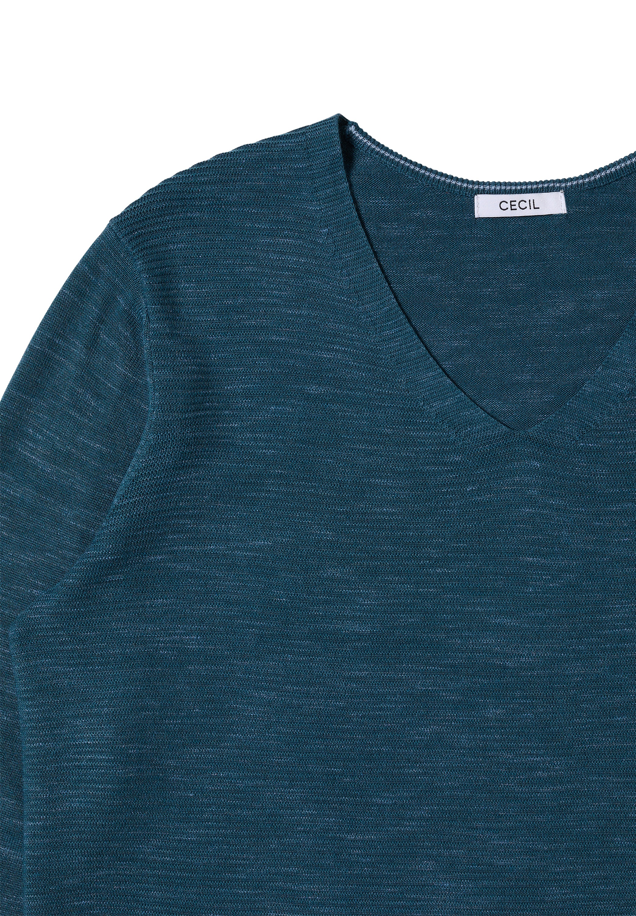 STREET ONE Strickpullover, im Melange Look