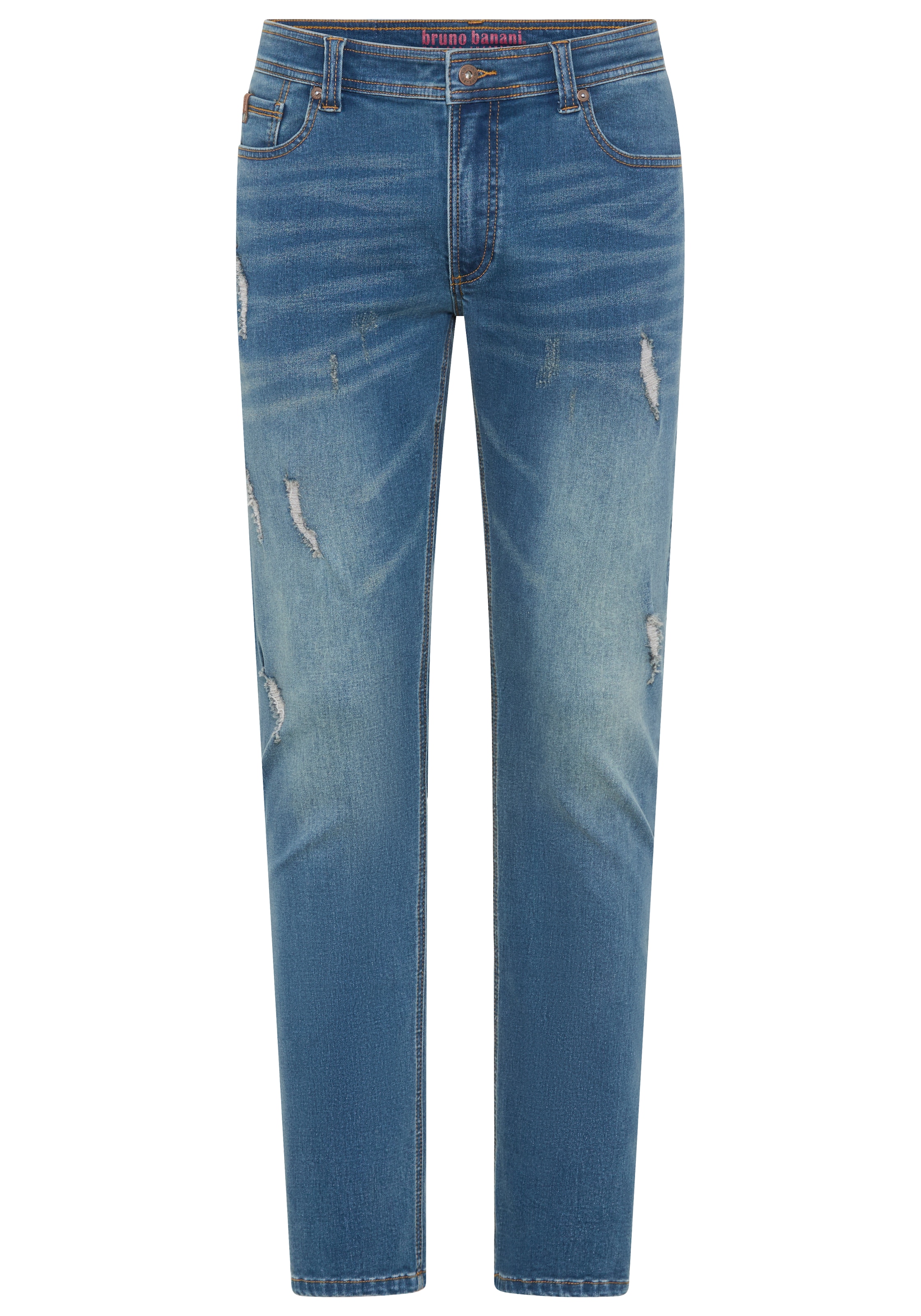 Bruno Banani Slim-fit-Jeans »Grady« schmale Beinweite, niedrige Leibhöhe, figurbetonte Silhouette