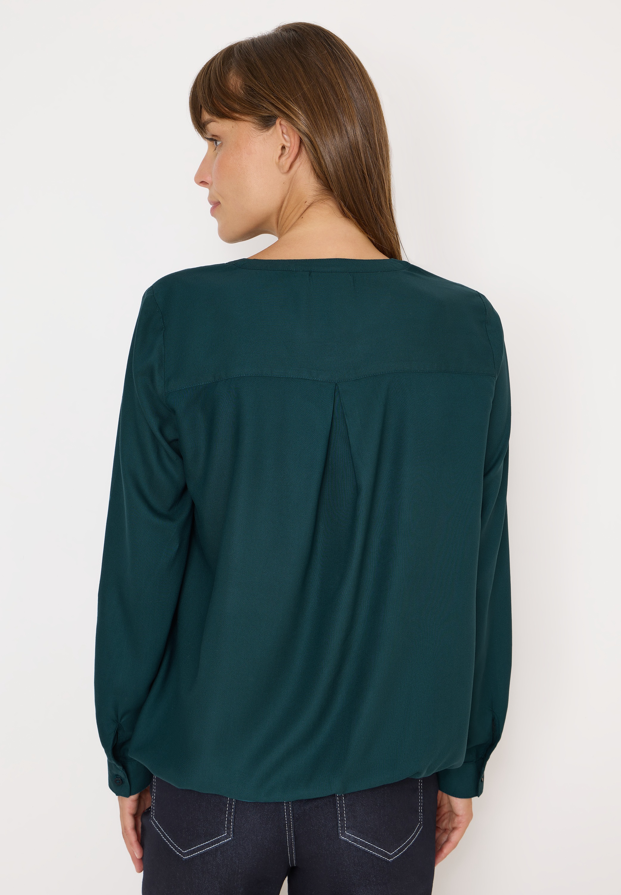 Cecil Langarmbluse in Unifarbe günstig online kaufen