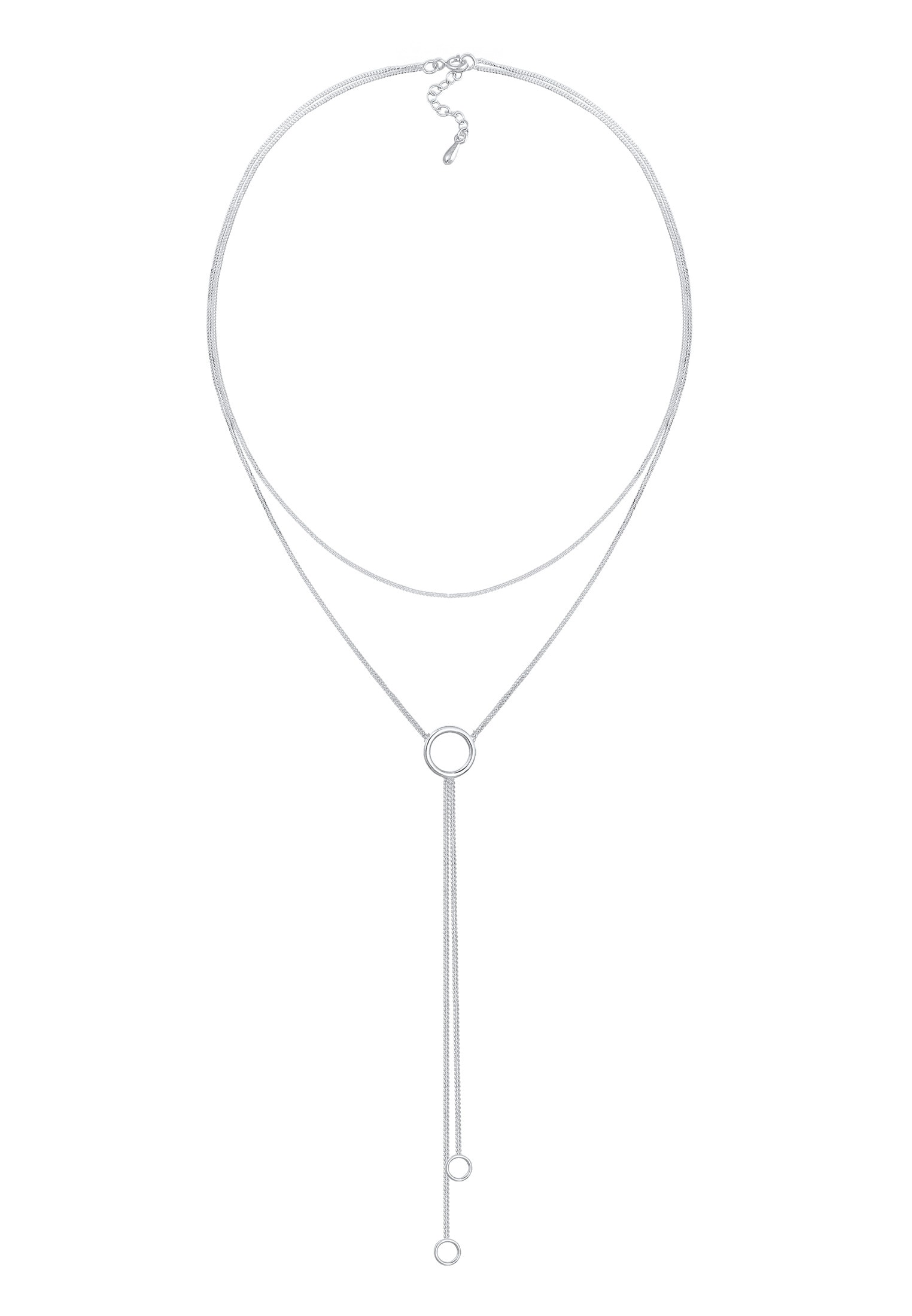 Elli Collier »Halskette Choker Kreis 925 Sterling Silber«