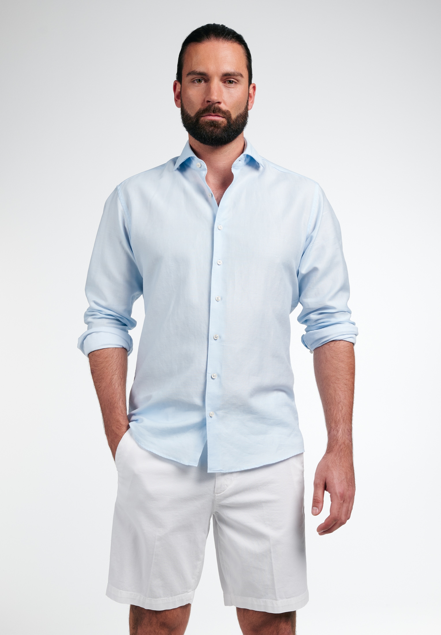 Eterna Langarmhemd "MODERN FIT", EASY IRON (bügelleicht) günstig online kaufen