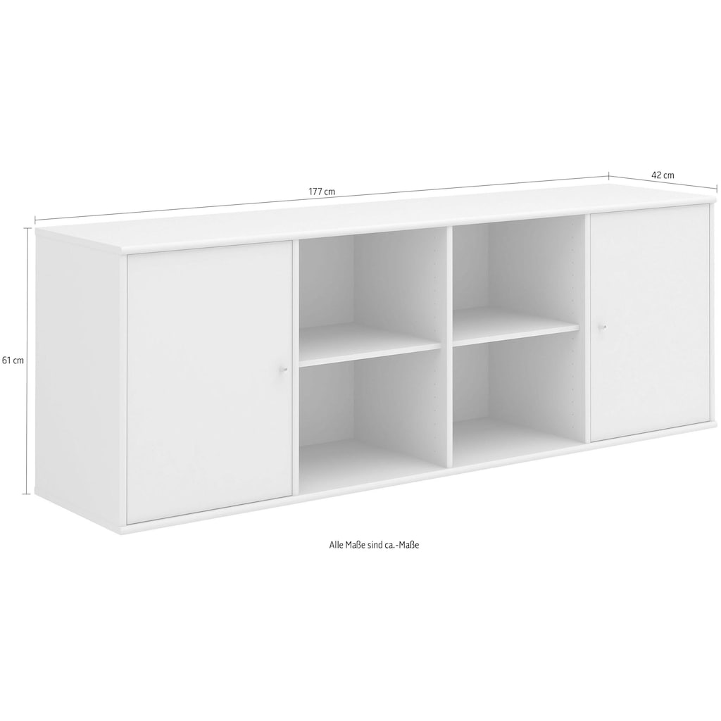 Hammel Furniture Sideboard »Mistral, Hochwertig Schrank, hängend/stehend montierbar«