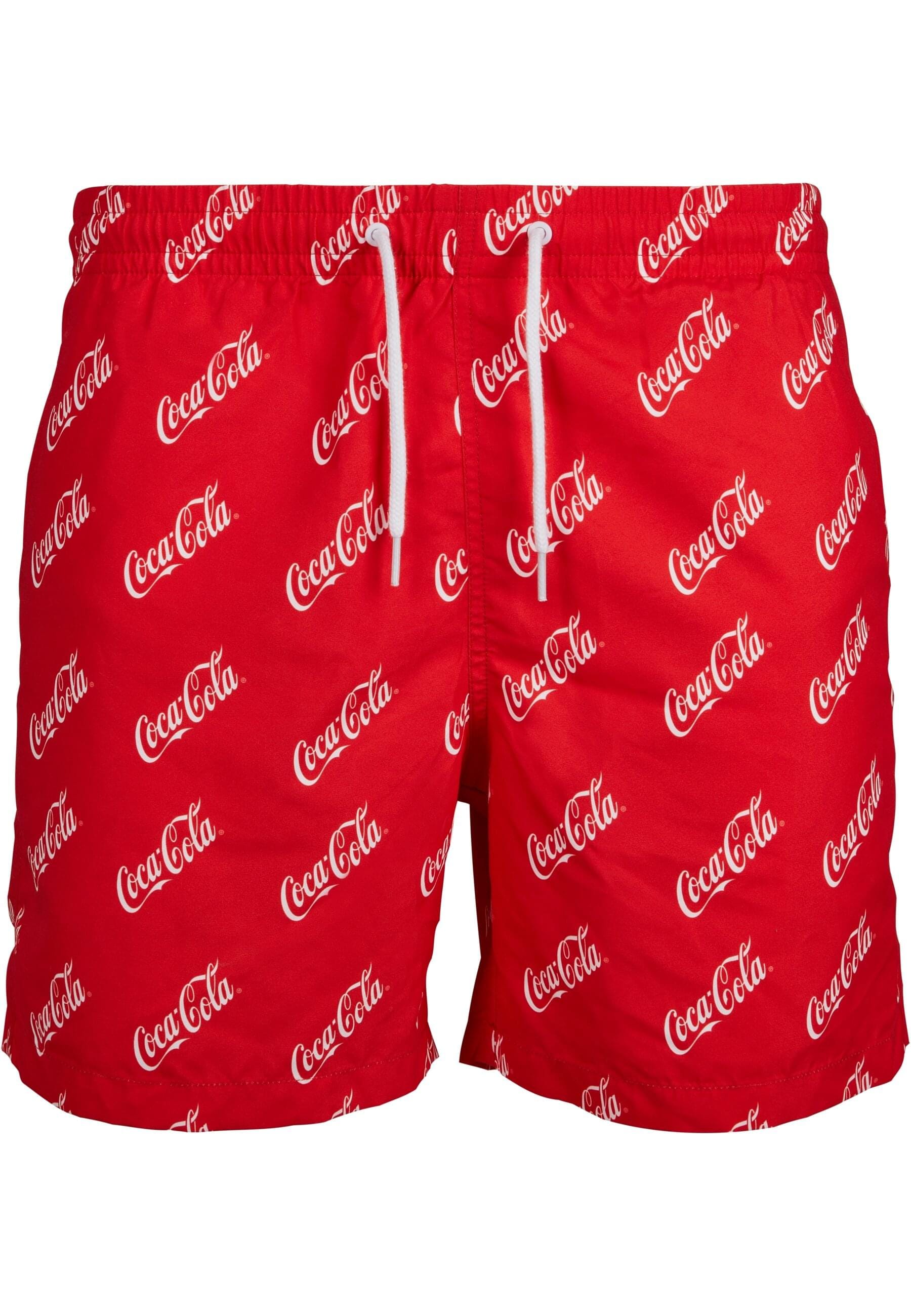 Badeshorts »Merchcode Herren Coca Cola Logo AOP Swimshorts«
