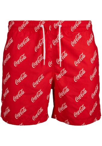 Badeshorts »Merchcode Herren Coca Cola Logo AOP Swimshorts«