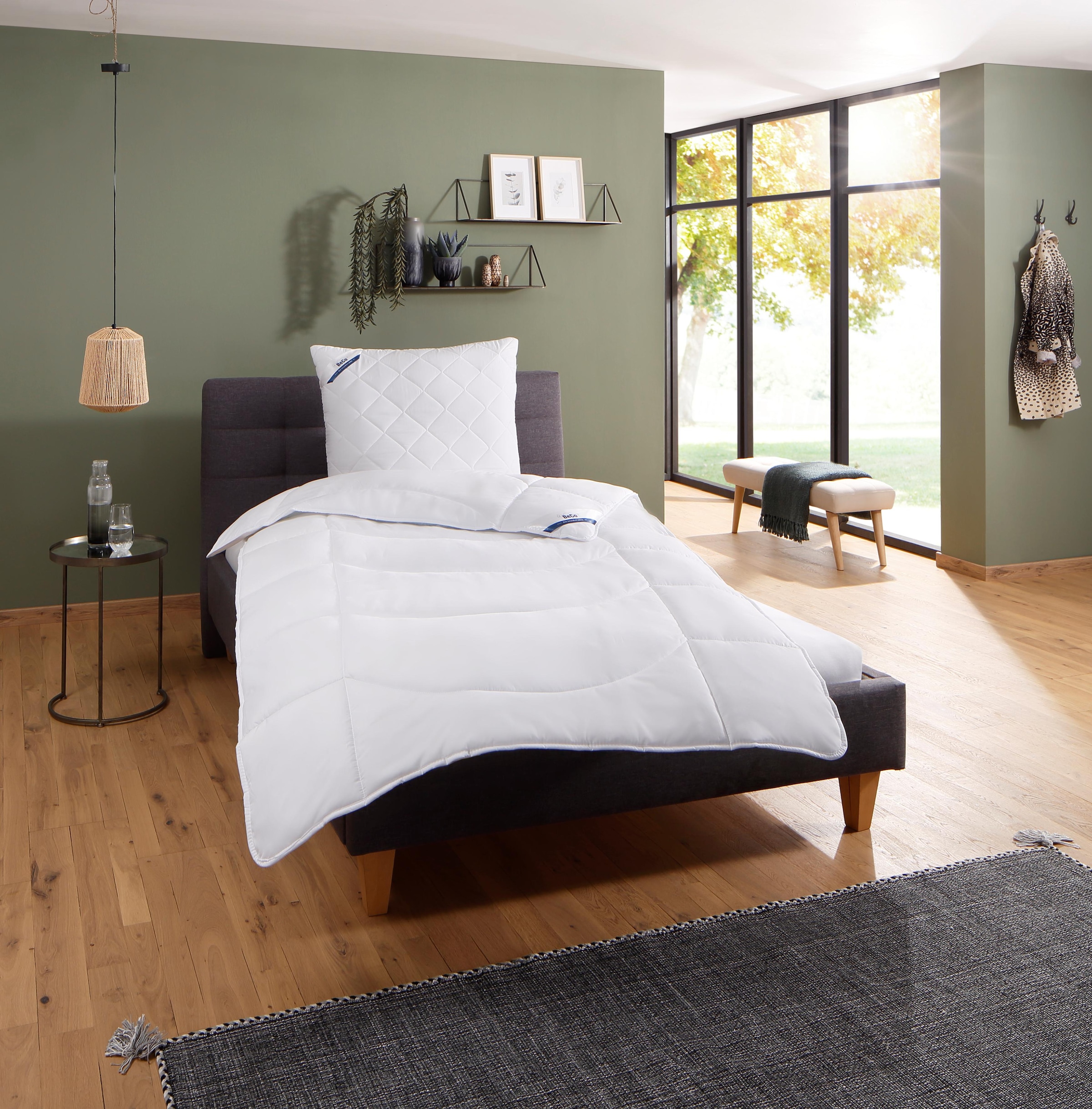 Beco Microfaserbettdecke + Microfaserkissen "Medibett, Bettdecke 135x200 cm günstig online kaufen