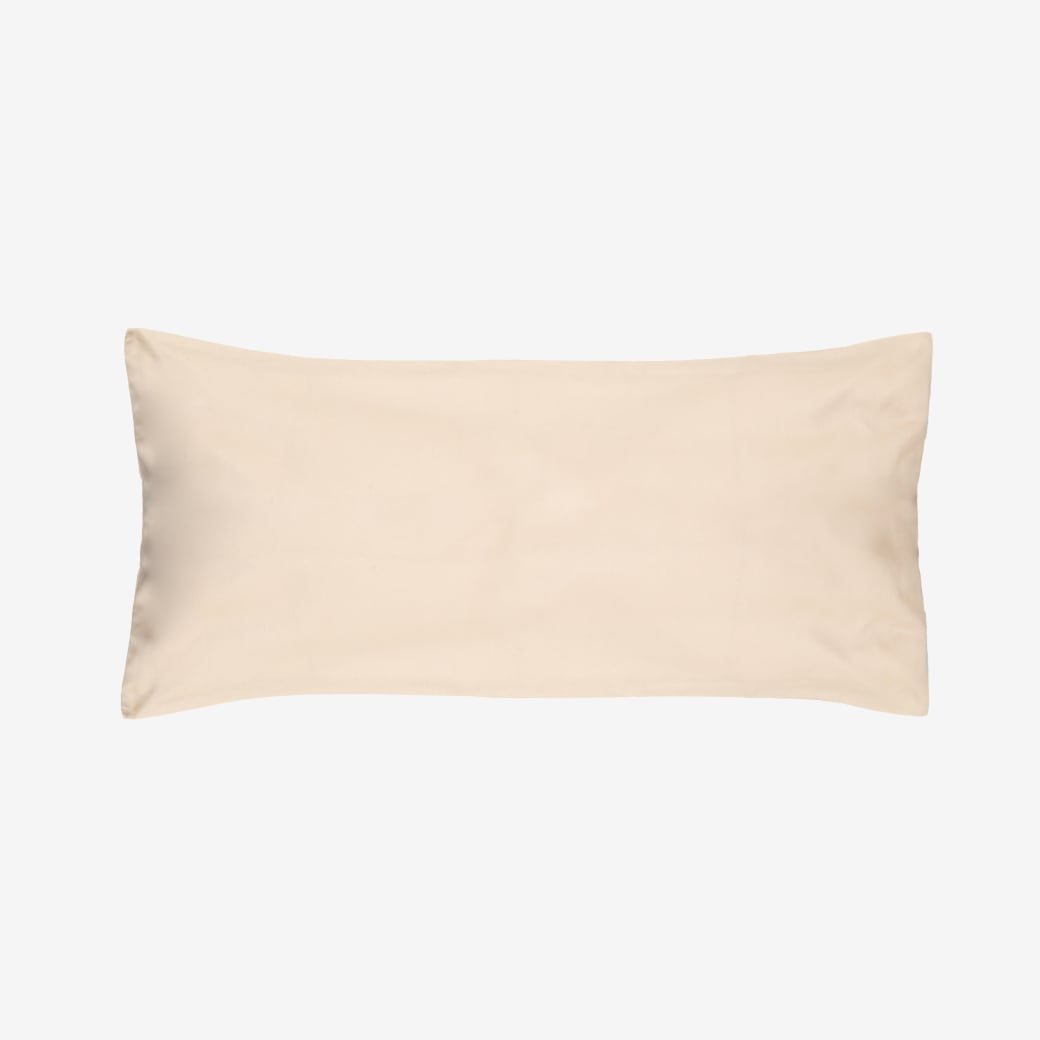Wolkenfeld Kissenbezug "Mako-Satin Baumwolle Kopfkissenbezug - Premium Kissenbezug" Größe 80x80 und 40x80 cm; versteckter Reißverschluss