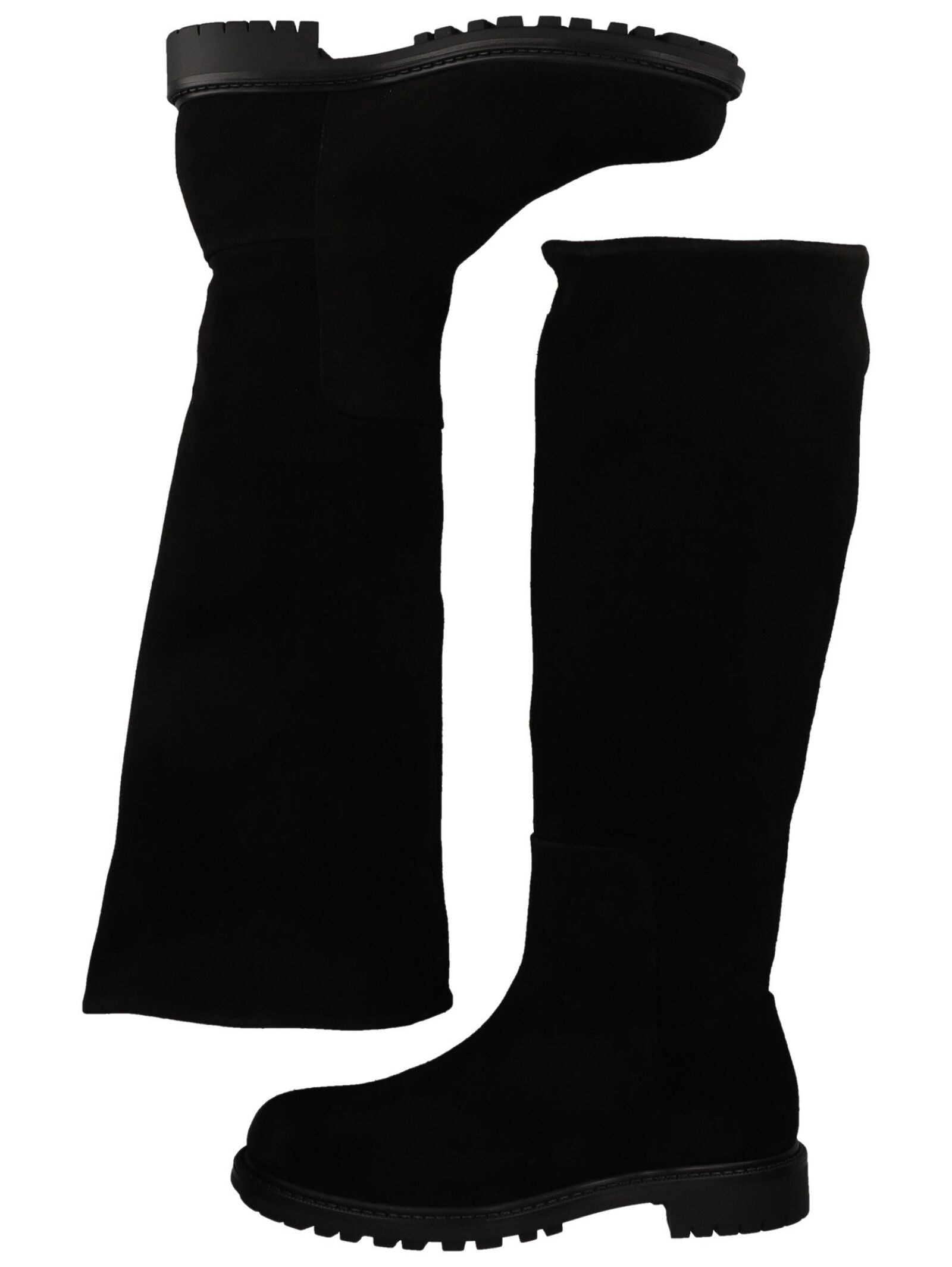 Pavement Overkneestiefel »Pavement Stiefel Veloursleder«