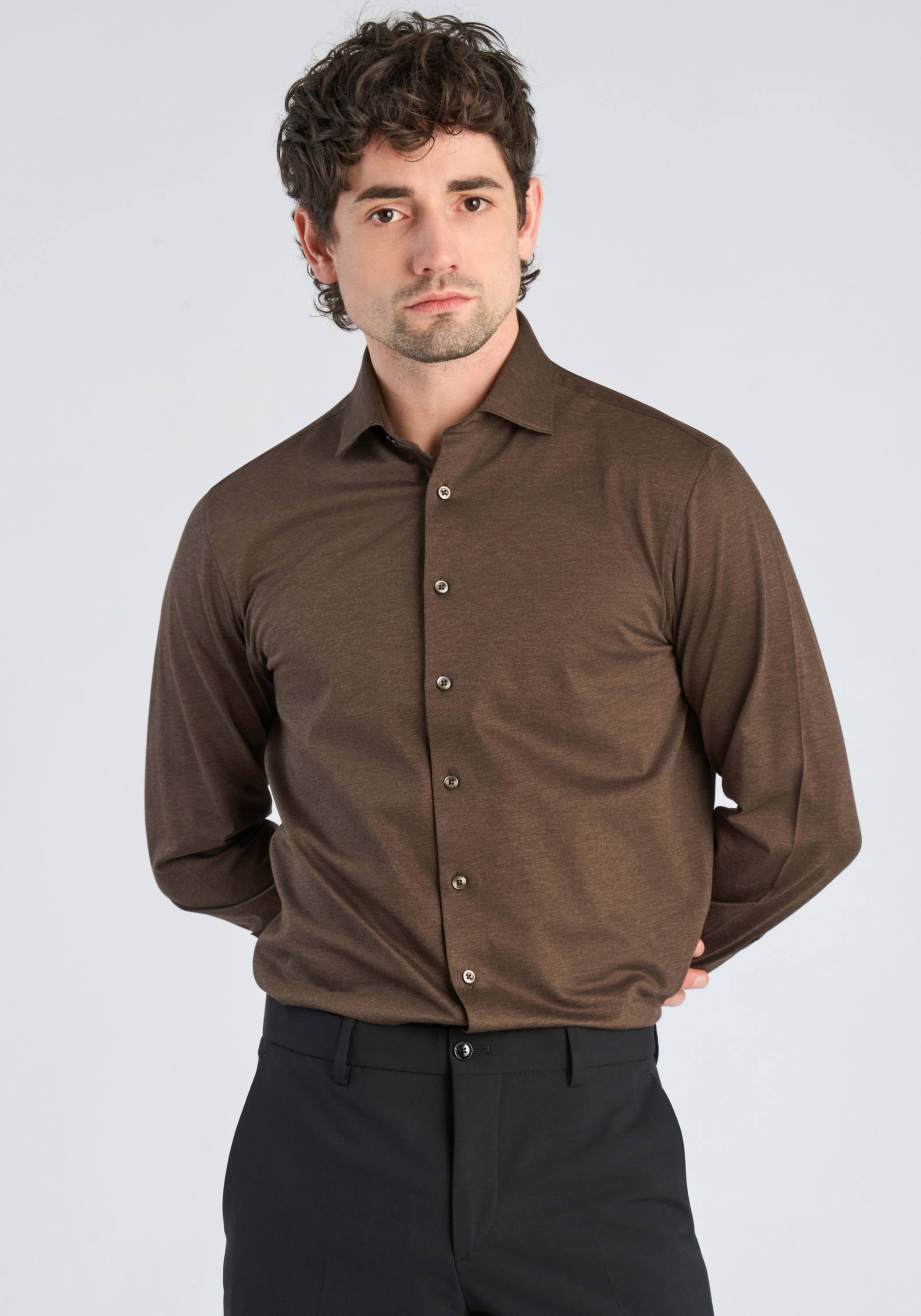 LINDBERGH "Business-Casual-Hemd (Langarm) Relaxed Fit"