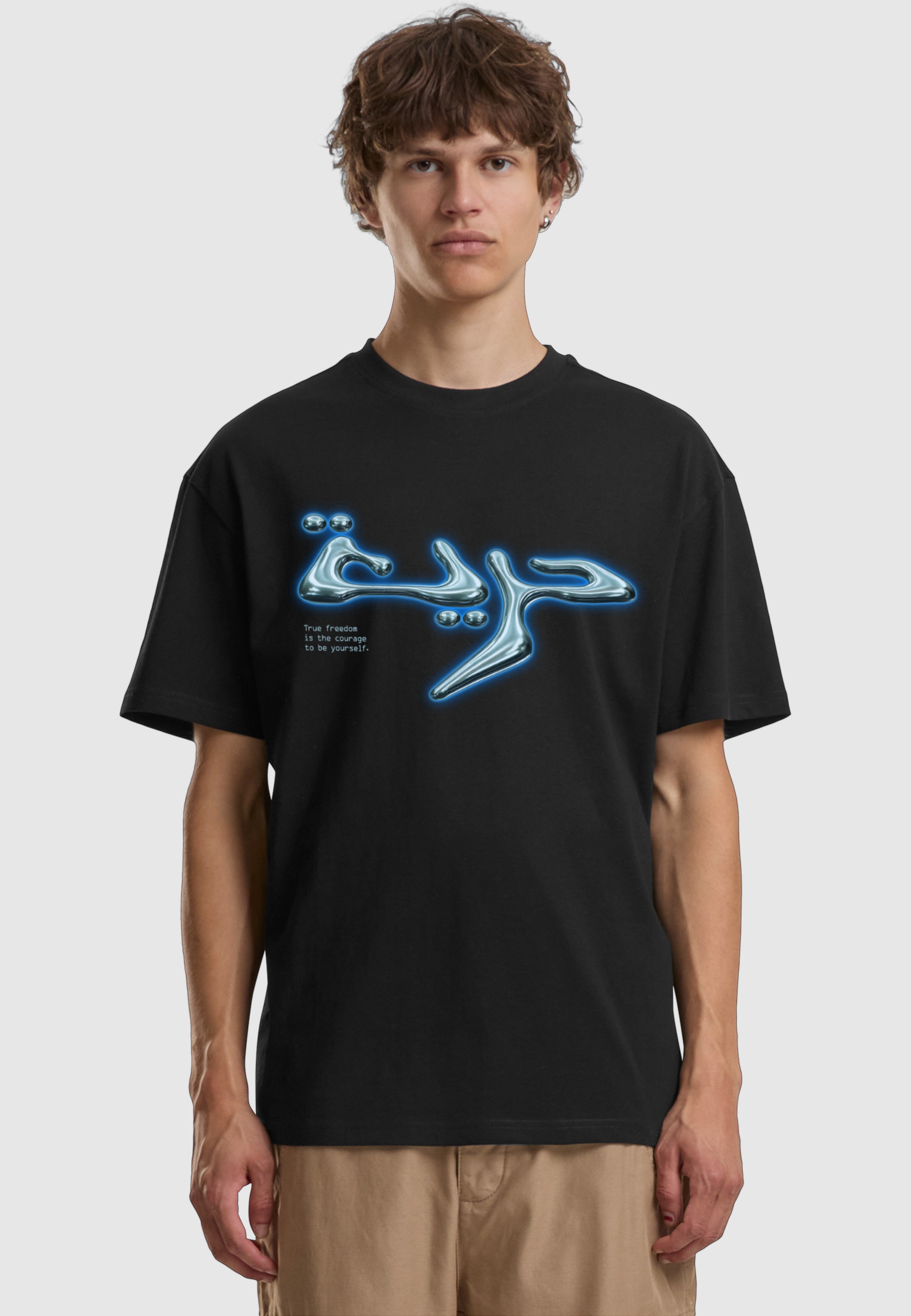 MisterTee T-Shirt »MisterTee True Freedom Chrome Oversize Tee« 1