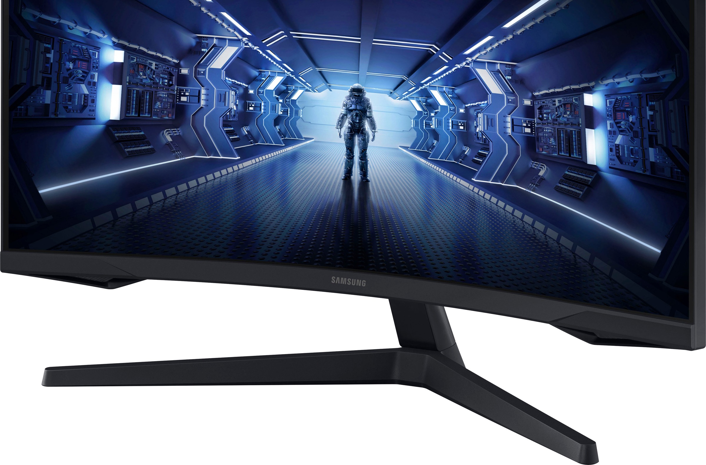 Samsung Curved-Gaming-LED-Monitor »Odyssey G5 C27G54TQBU«, 68,6 cm/27 Zoll,  2560 x 1440 px, WQHD, 1 ms Reaktionszeit, 144 Hz, 1ms (MPRT) | BAUR