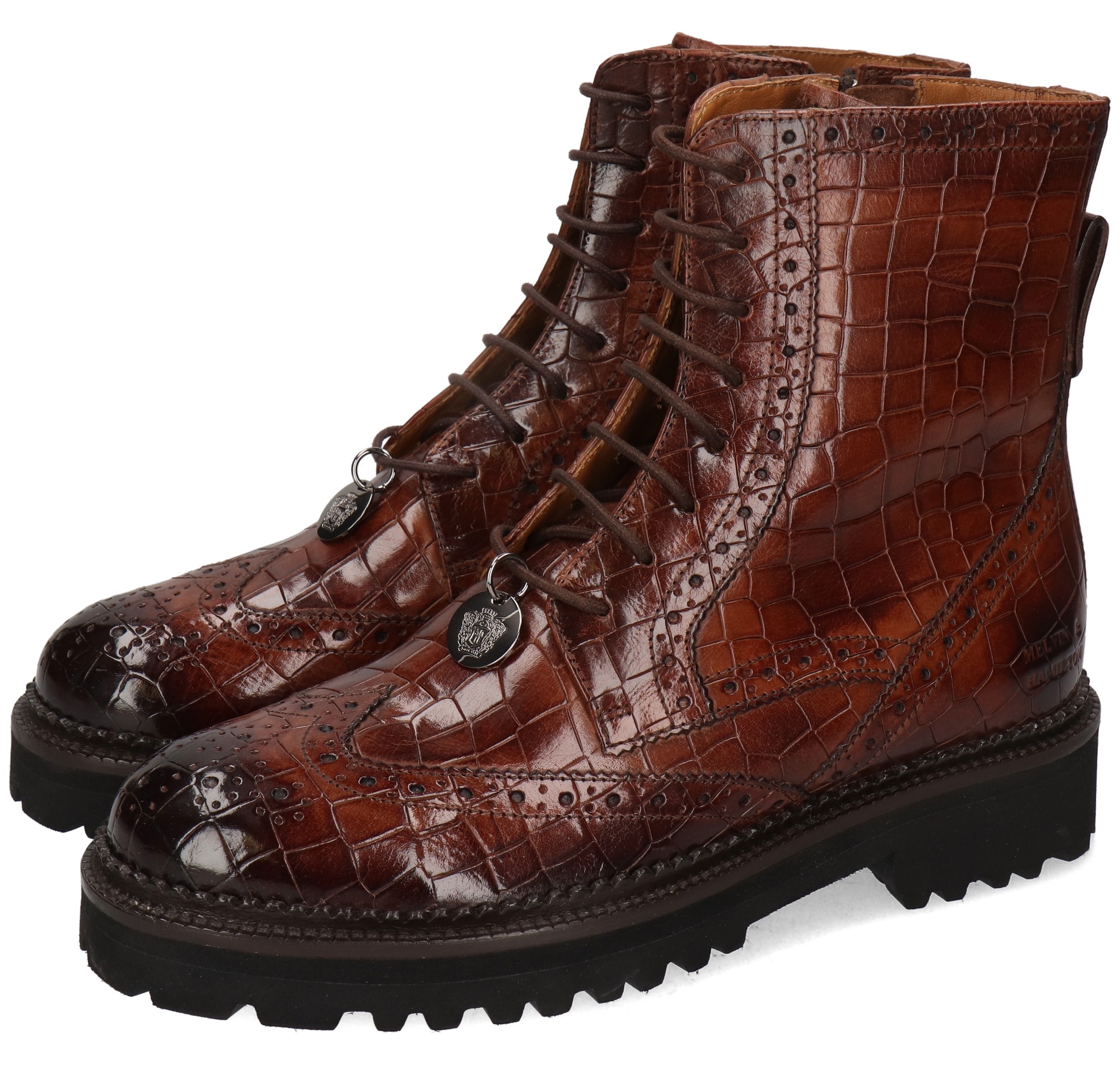 Melvin & Hamilton Schnürstiefel "Maria 14 - vegetabil gegerbt", Brogue, Sch günstig online kaufen