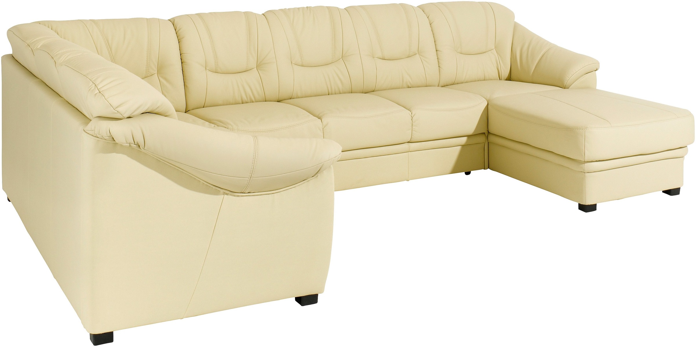 sit&more Wohnlandschaft »Savona U-Form«, wahlweise mit Bettfunktion, inklusive Federkern, frei im Raum stellbar