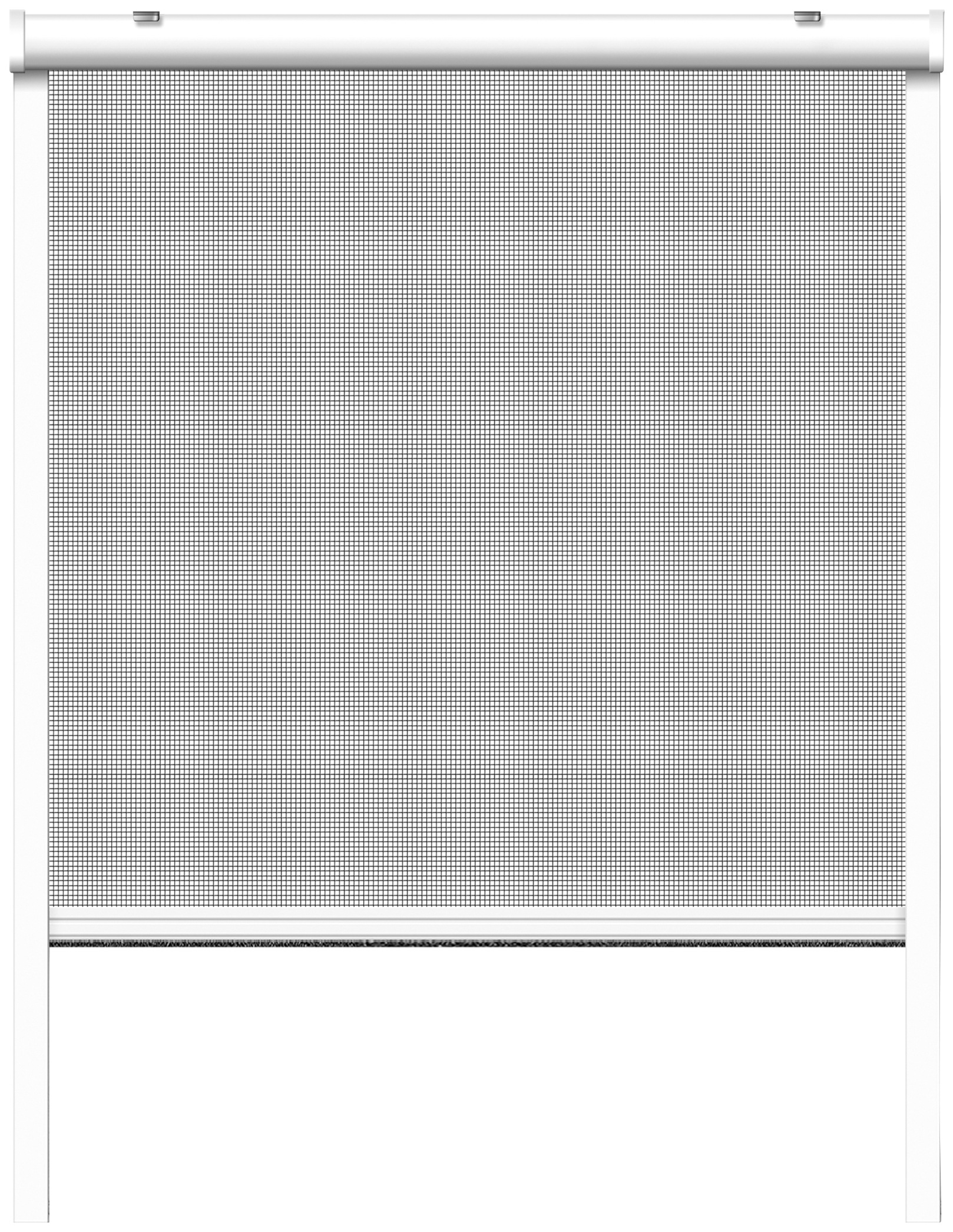 SCHELLENBERG Insektenschutzrollo »für Fenster«, Fliegengitter verschraubt, 160 x 160 cm, weiß, 70894