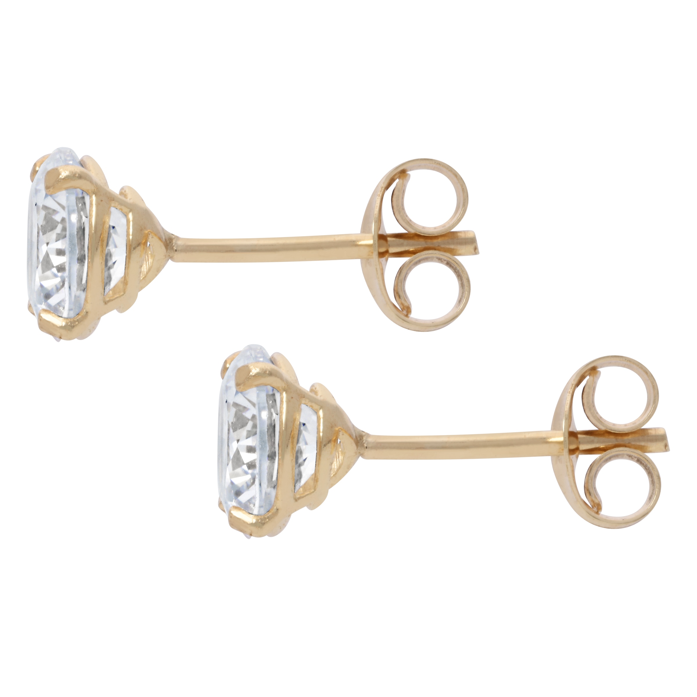 Firetti Paar Ohrstecker »Schmuck Geschenk Gold 375 Ohrschmuck Ohrringe Solitär« mit Zirkonia (synth.)