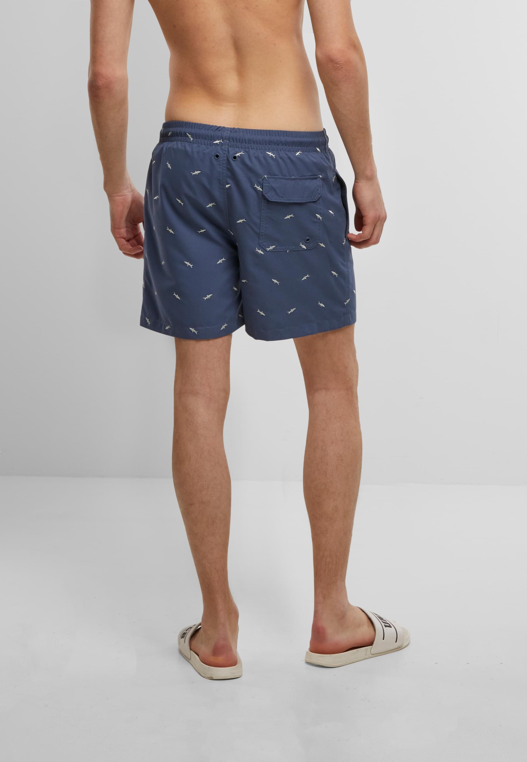 URBAN CLASSICS Badeshorts »Urban Classics Herren Embroidery Swim Shorts«