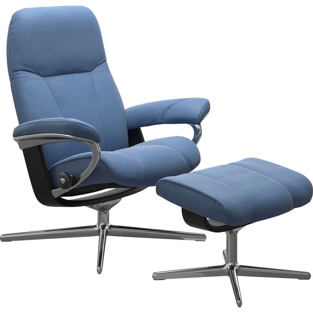 Stressless® Relaxsessel »Consul«, (Set, Relaxsessel mit Hocker)