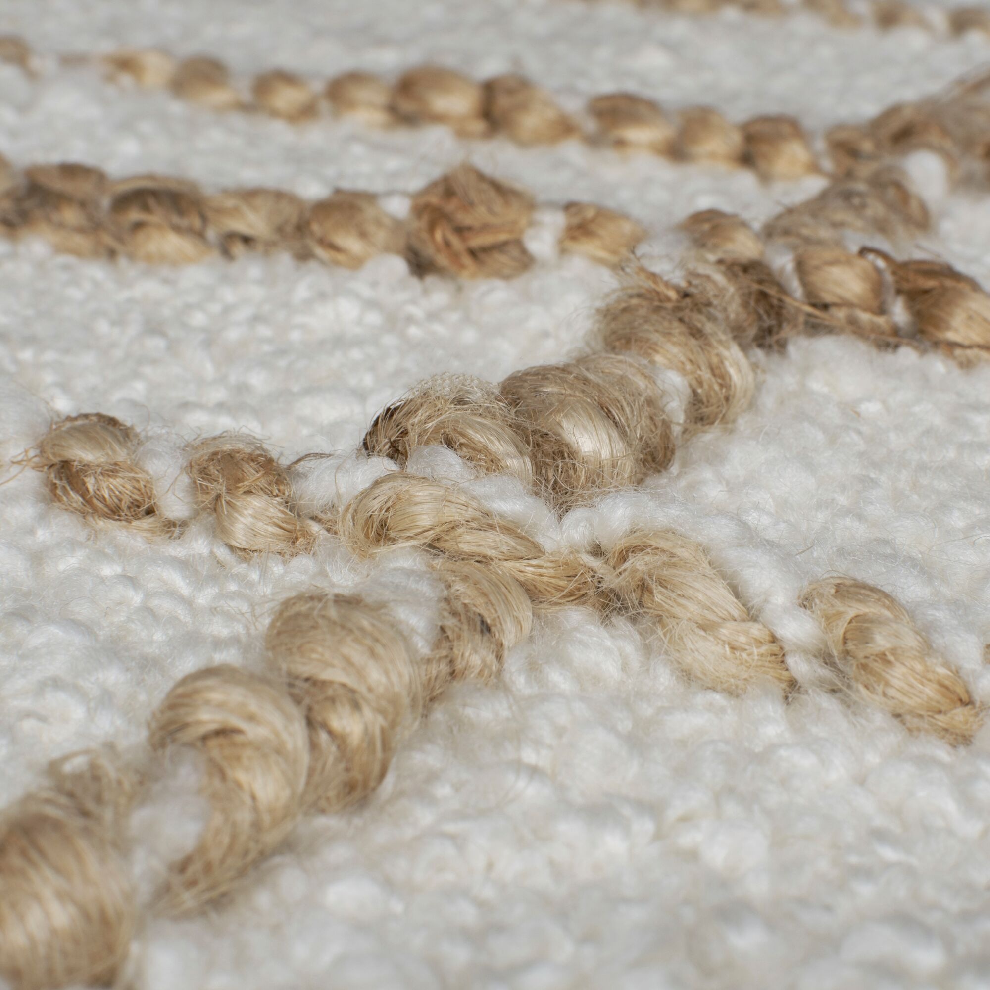 FLAIR RUGS Teppich »ASTERA«, rechteckig, 2 mm Höhe, Boucle-Effekt Hoch-Tief-Flor