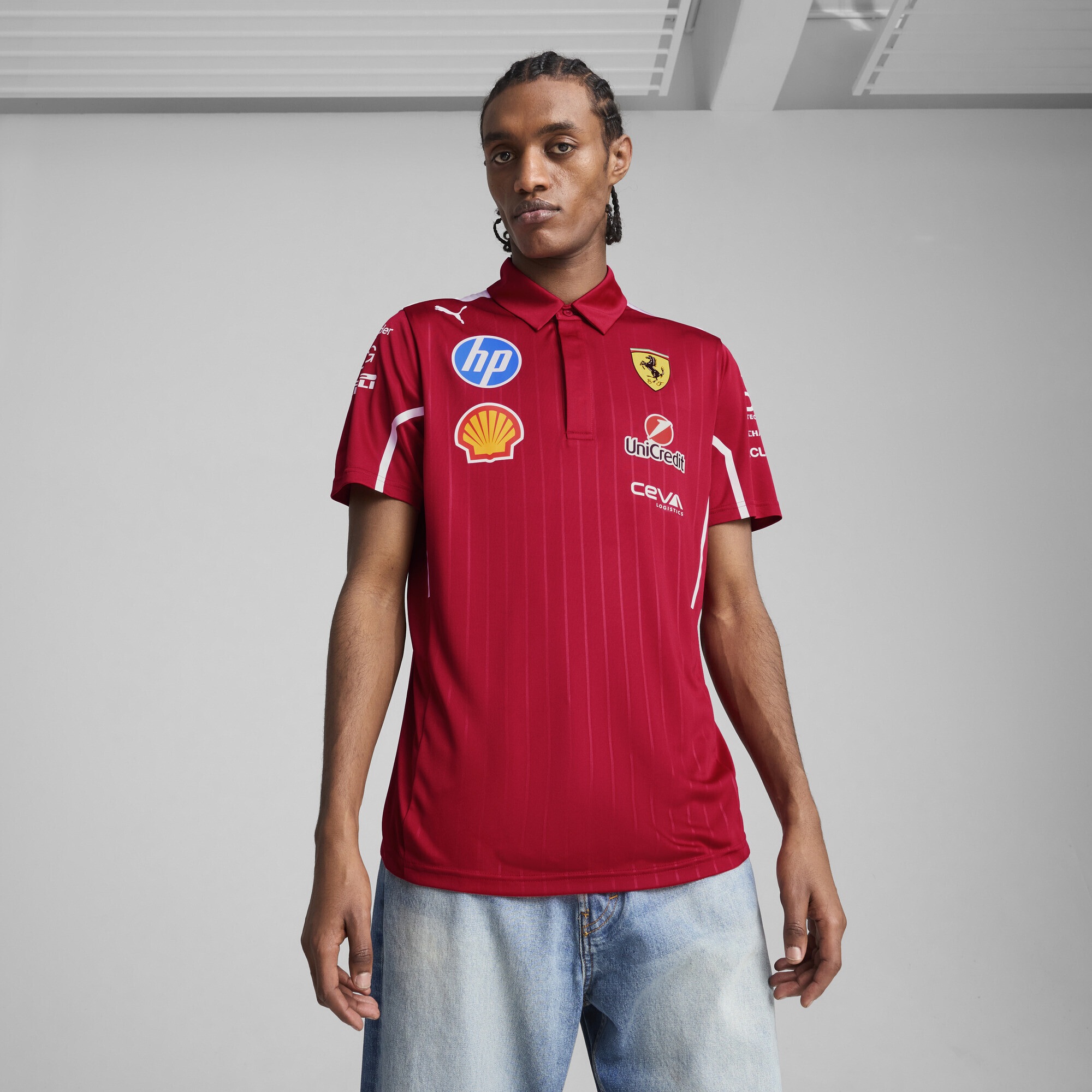 PUMA Poloshirt »Scuderia Ferrari HP 2025 Team Polo Herren«