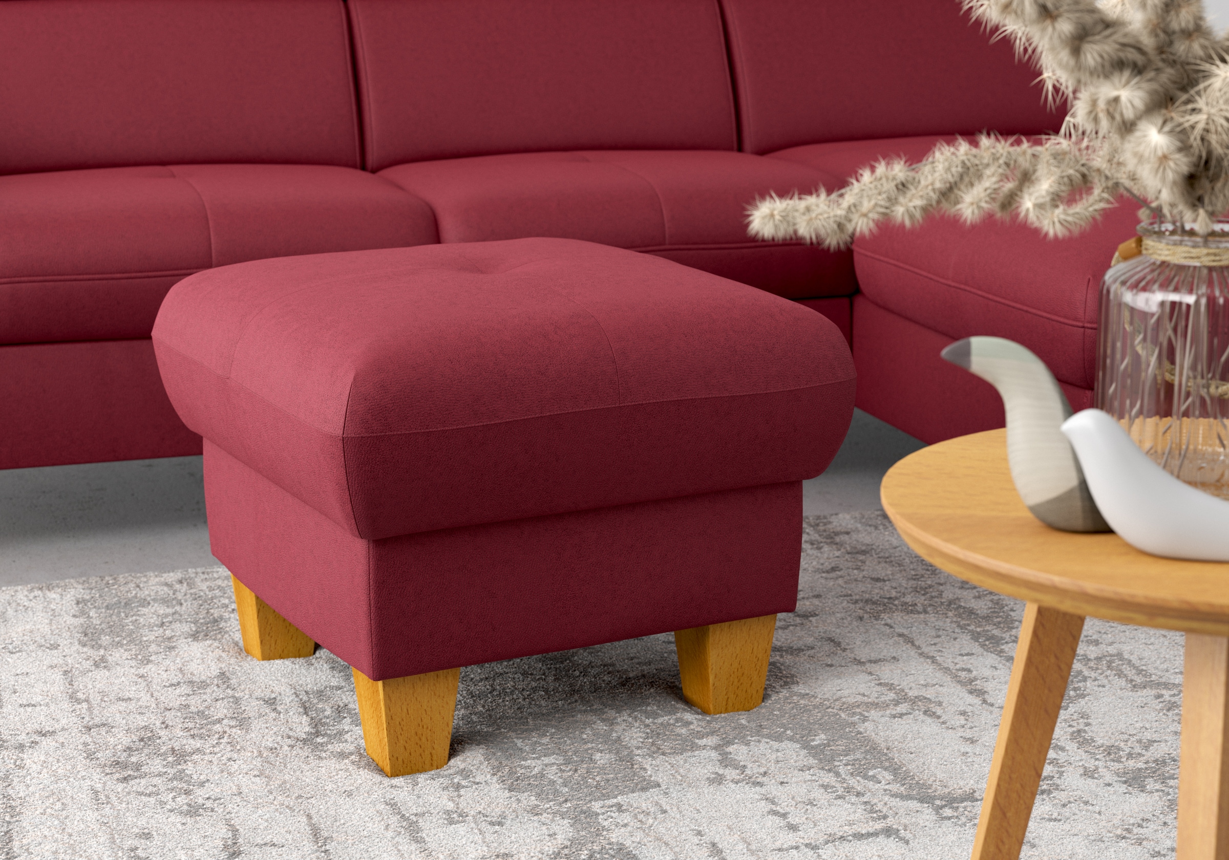 OTTO home Polsterhocker "Lindgren" mit Stauraum