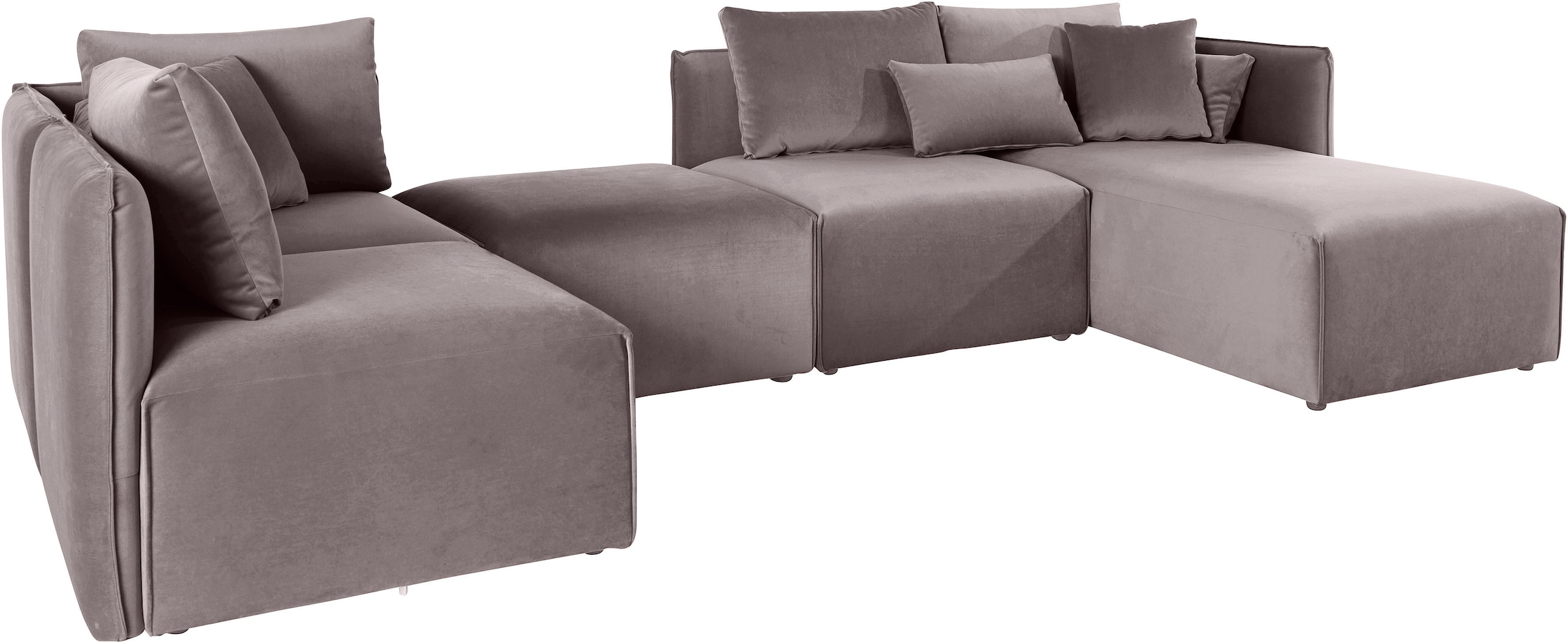 andas Wohnlandschaft "Nöre U-Form" 5 Teile, in vielen Bezugsqualitäten und günstig online kaufen