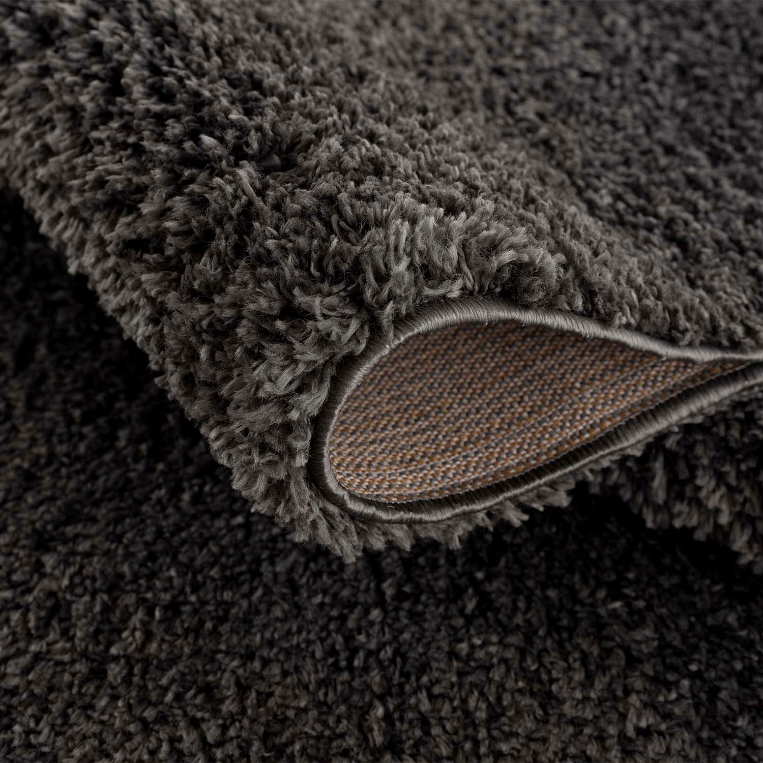 Carpet City Hochflor-Teppich »Pulpy 100«, rechteckig, 30 mm Höhe, Läufer, weich, mit Fransen, uni, viele Größen, Wohnzimmer, Schafzimmer