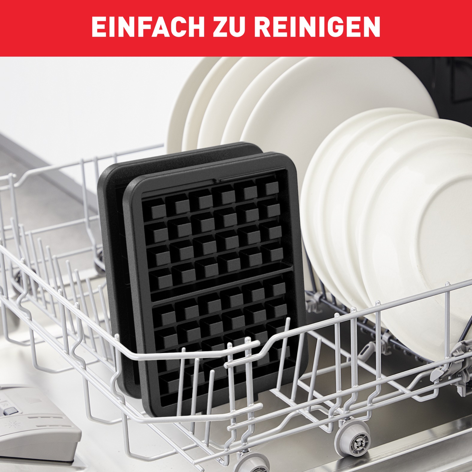 Tefal Waffeleisen »WM756D Kingsize« 1200 W für 2 belgische Waffeln, mit Dreh-Funktion, antihaftbeschichtet
