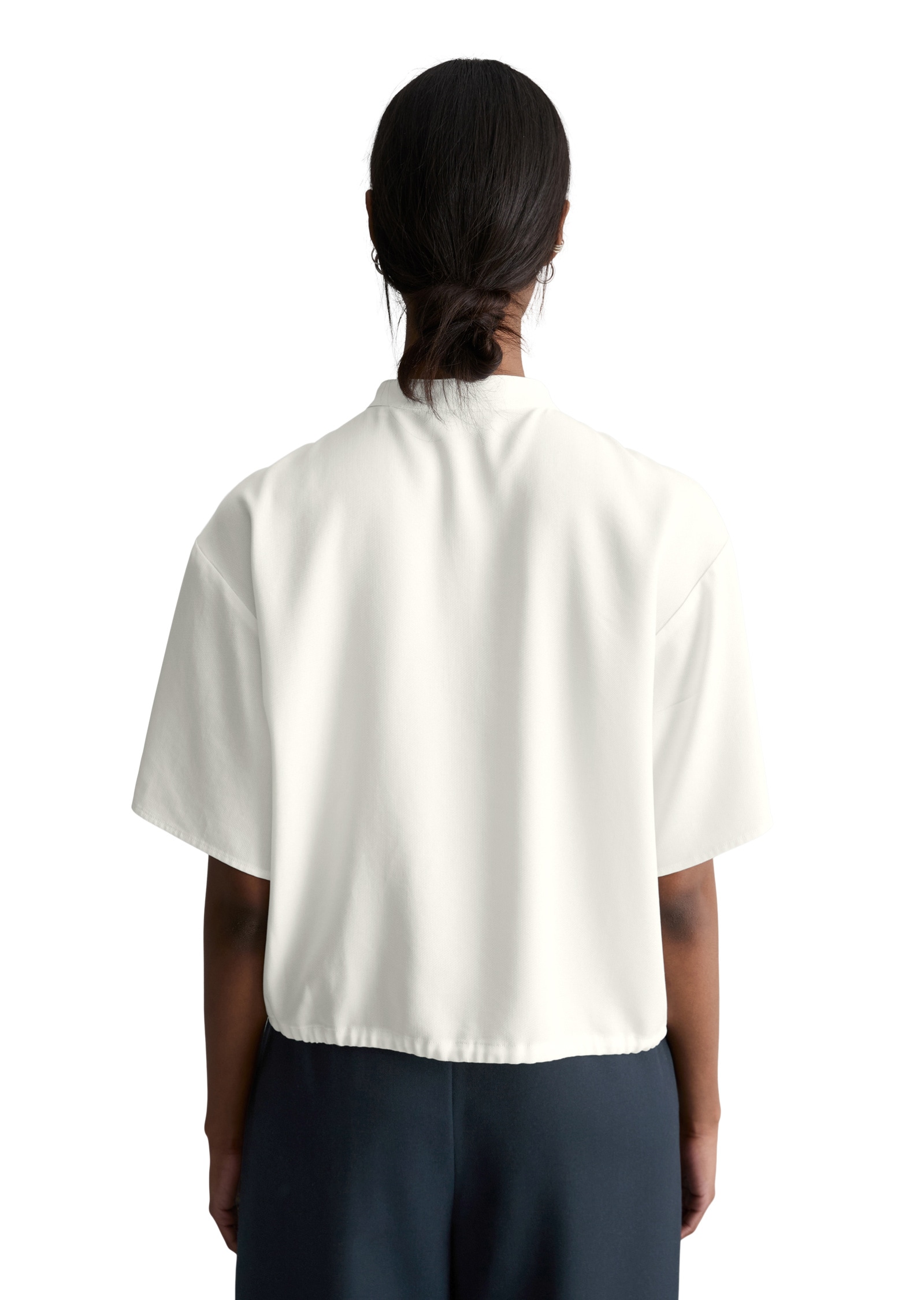 Marc O'Polo DENIM Kurzarmbluse »aus TENCEL™ Lyocell«