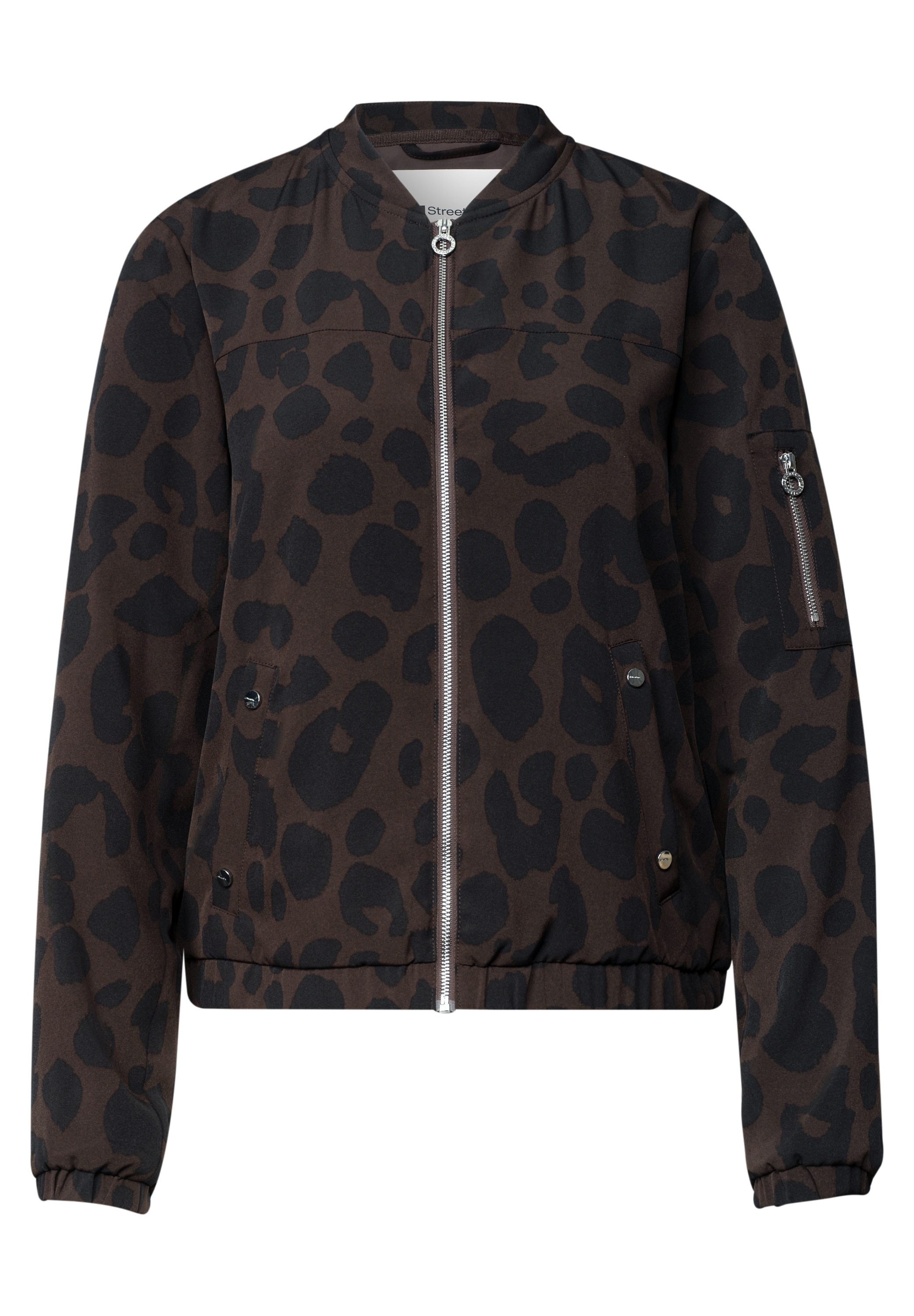 STREET ONE Blouson ohne Kapuze aus softem Materialmix